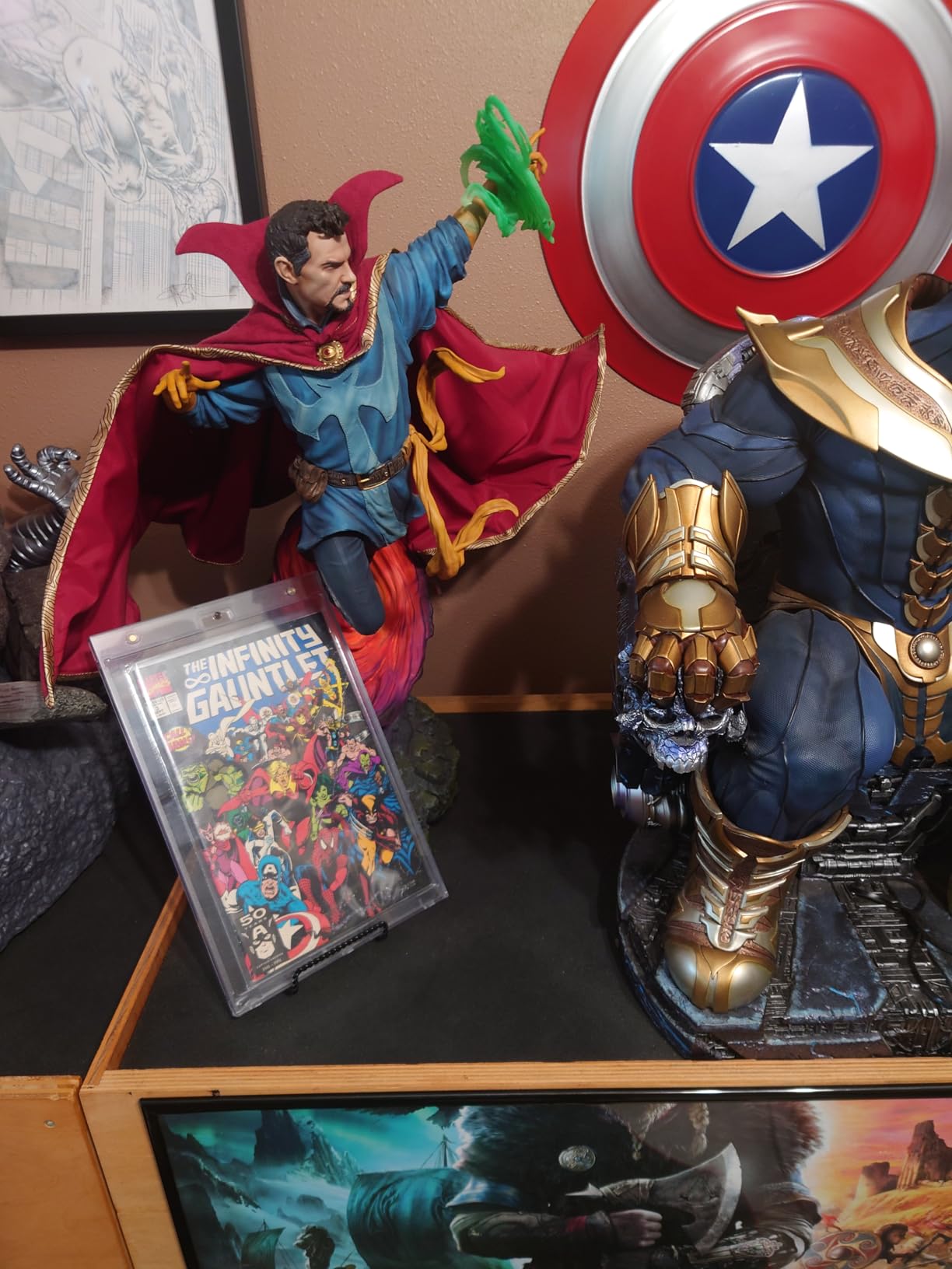4 Pack Magnetic Comic Book Holder Wall Mountable UV Protection Slab Protectors customer photo 2
