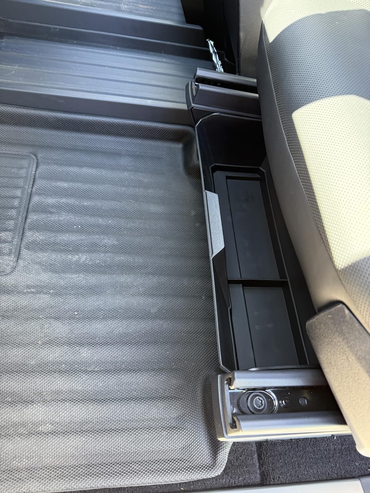 2-Piece Front Under Seat Storage for 2024-2026 Tesla Cybertruck | Fit 2024-2026 Tesla Cybertruck Accessories AWD(Dual Motor/Premium)/Cyberbeast, 2PCS Underseat Organizer with silicone Mats customer photo 2