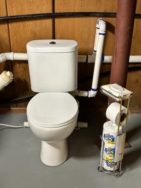 SUPERFLO 600W Upflush Toilet System for Basement | Macerating Toilet System & Silent Toilet Pump for Macerator Toilet, Sink & Tub (Include Extension Pipe) customer photo 1