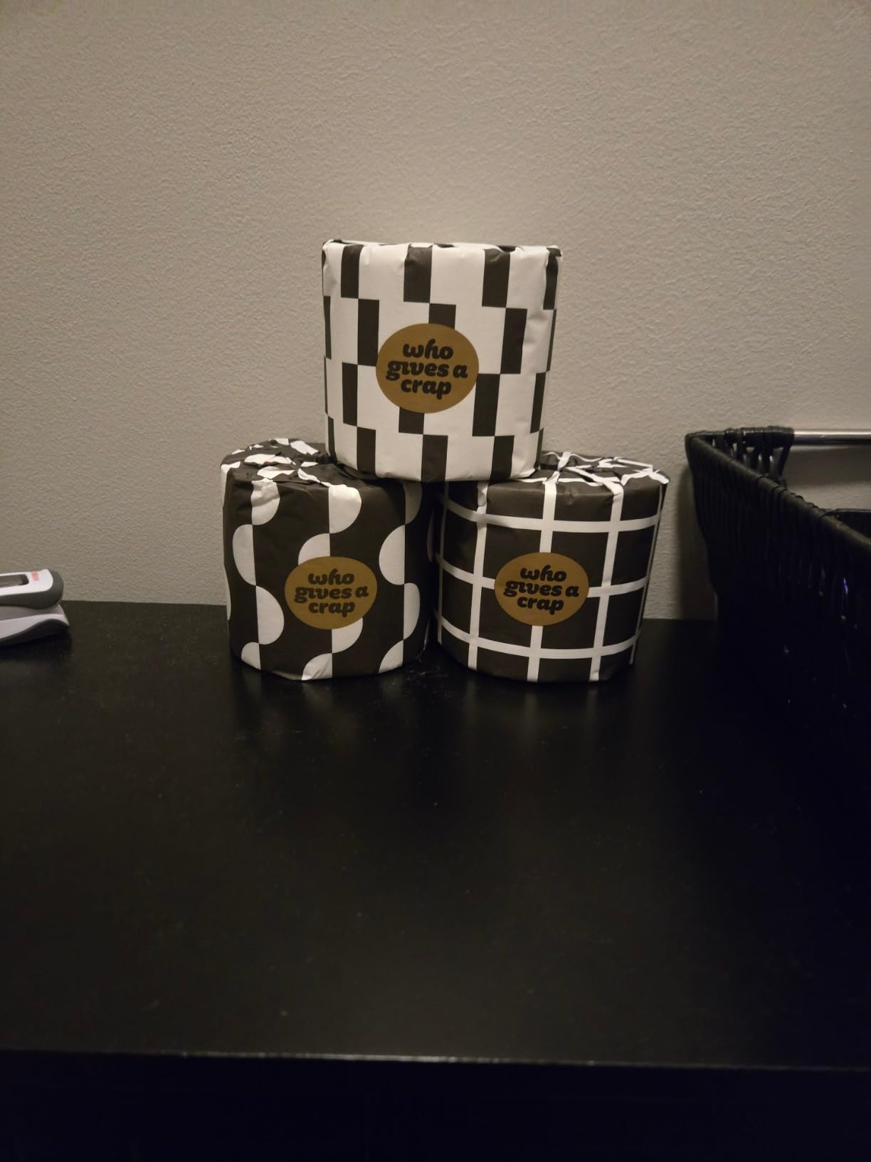 Who Gives A Crap 100% Bamboo Toilet Paper, 24 Rolls, 3 Ply, 330 Sheets, Long, Strong & Soft Toilet Tissue, Renewable, Tree Free Bathroom Tissue Made with Bamboo Fibers customer photo 2