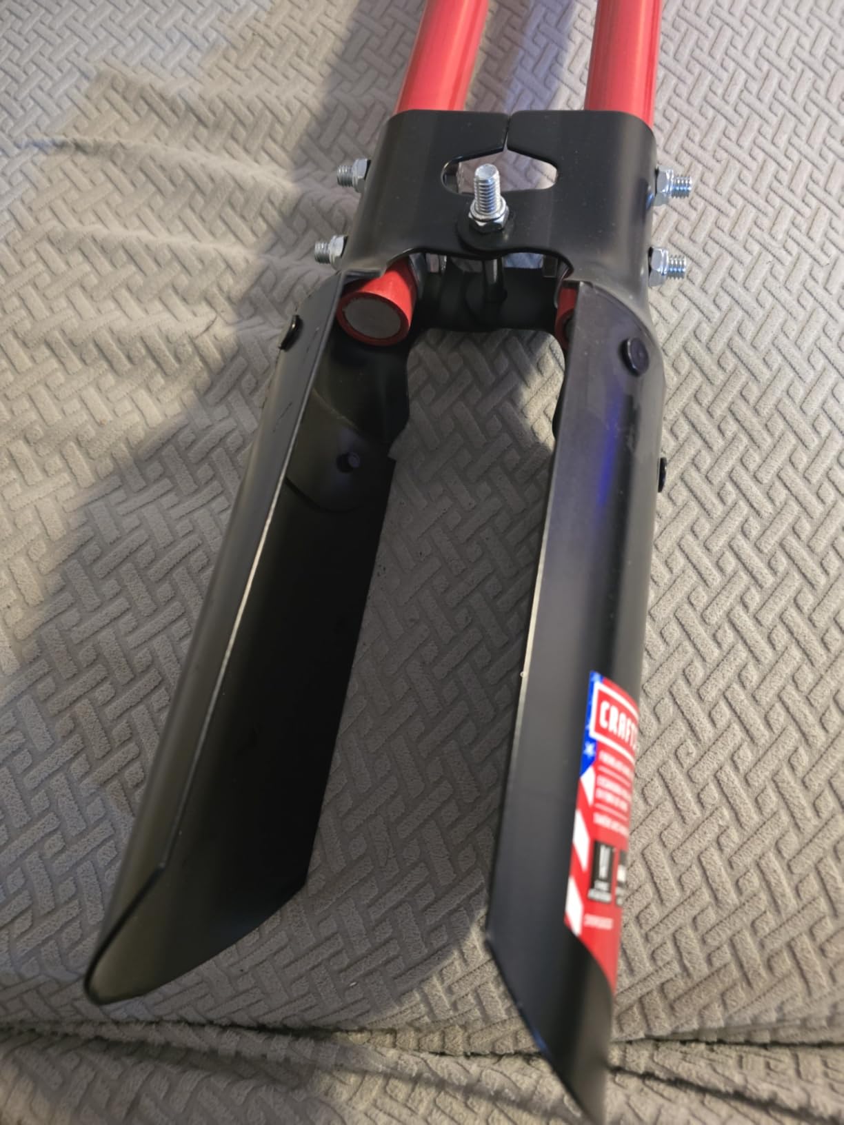 Craftsman Post Hole Digger, Heavy Duty with Fiberglass Handle, Steel Blades, Red & Black, for Decks, Fencing, and Ground Supports customer photo 2