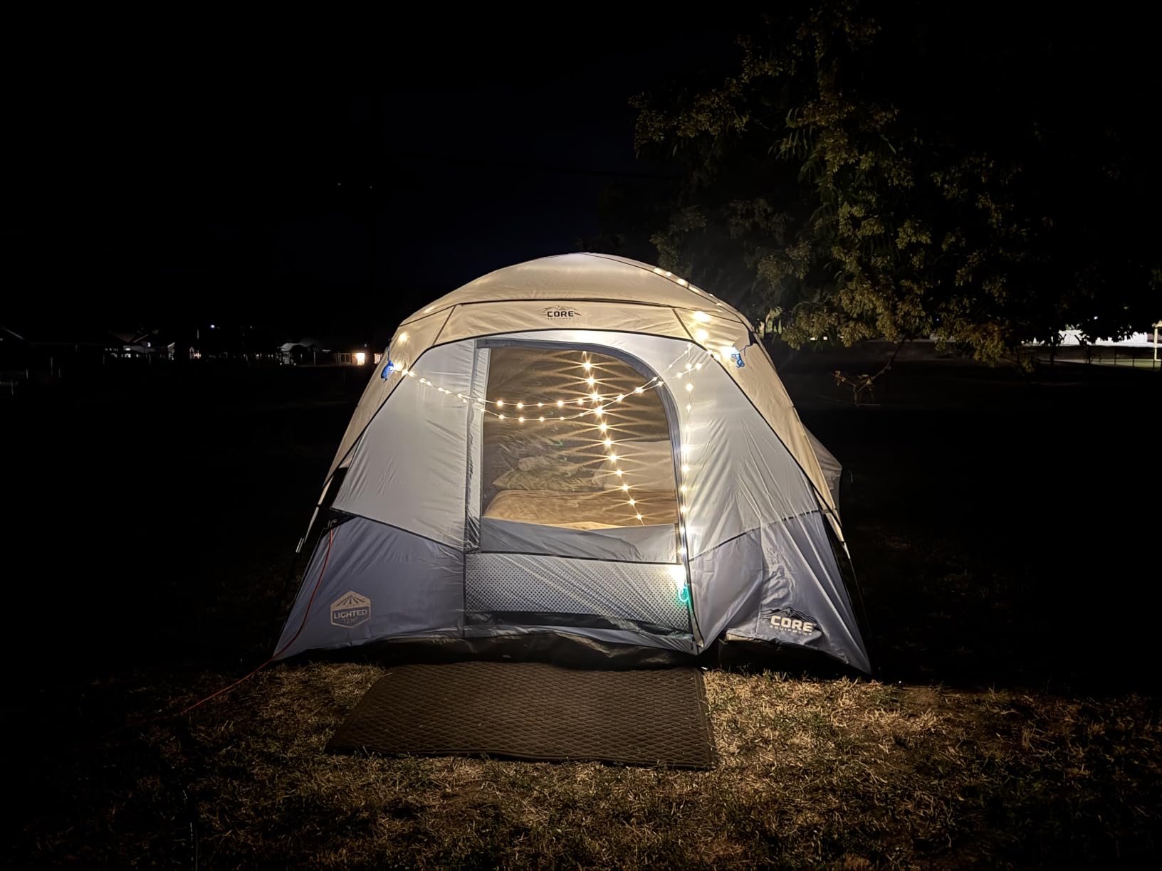 OGERY Camping String Lights 4 in 1, 32.8FT Quick Storage 8 Modes Protable | Rechargeable Fairy Tent Lights String, Hanging Lantern LED Lamp for Outdoor Indoor Patio Awning Decor Camping Essentials customer photo 1
