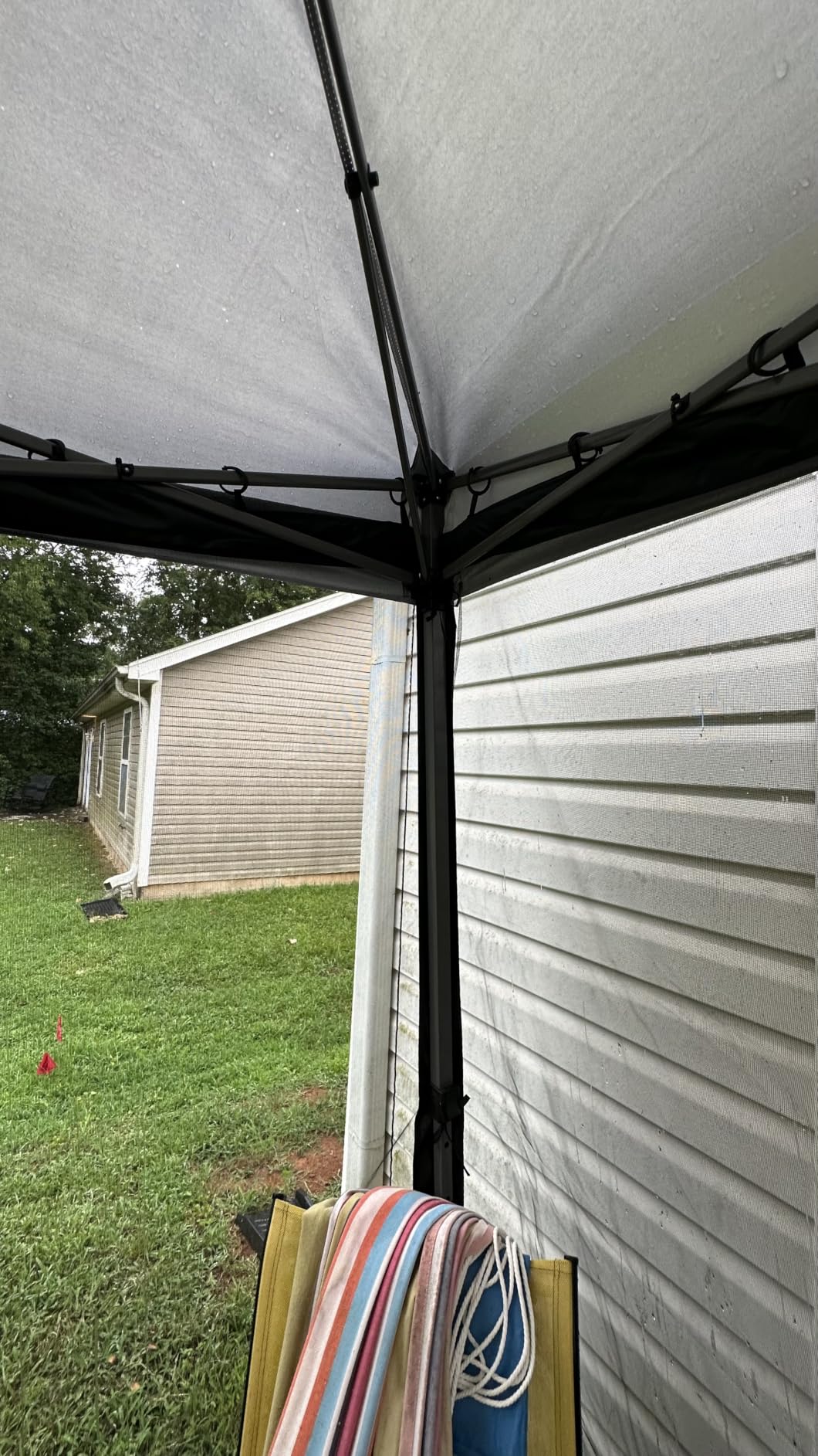 10'x12' Gazebo Mesh Netting, 4 Panels with Zippers, Black customer photo 2
