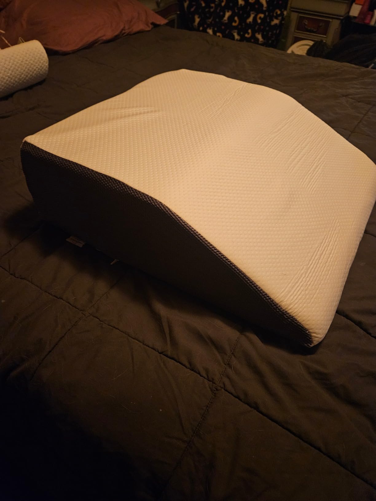 Body Wedge Pillow for Side Sleepers, Positioning Support | Back and Leg Support, Body Positioning, Pregnancy Support, Ankle Elevation, Memory Foam, Machine Washable Cover customer photo 1