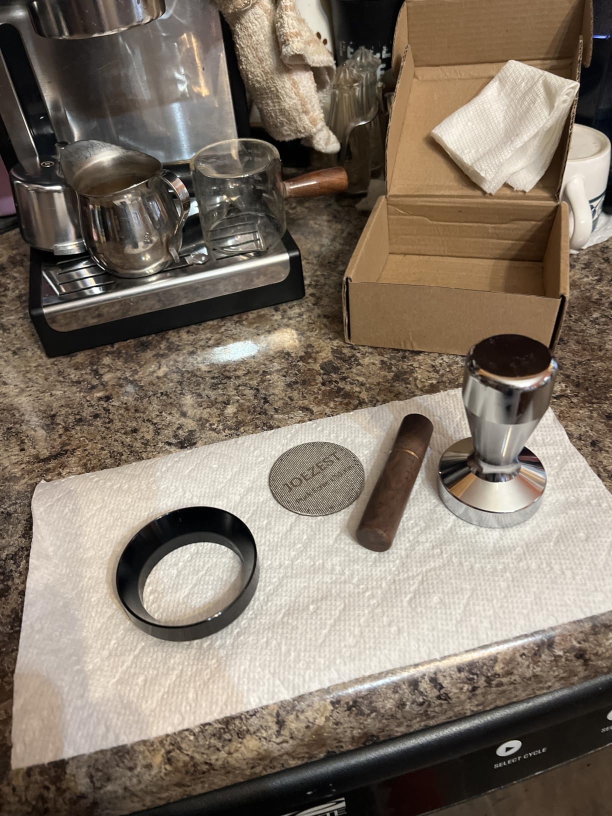 51mm Espresso Tamper Espresso Accessories Kit: Espresso Tamper Set, Coffee Tamper Espresso Tools Barista Tools | Espresso Kit Fits Espresso Coffee Machines of 51mm Portafilters customer photo 1