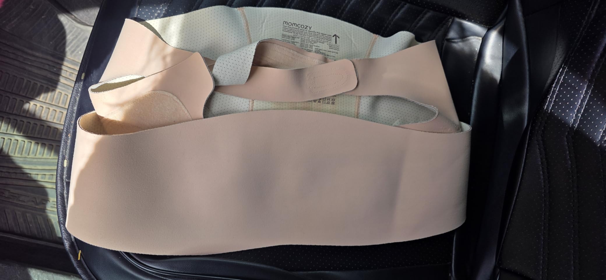 Momcozy Pregnancy Belly Band, CozySupport 3D Ergonest Maternity Belly Band | Invisible Pregnancy Belt with Ergonest Support for Back, Abdomen & Waist, Plus Air-Hole Ventilation & Easy Wear customer photo 1