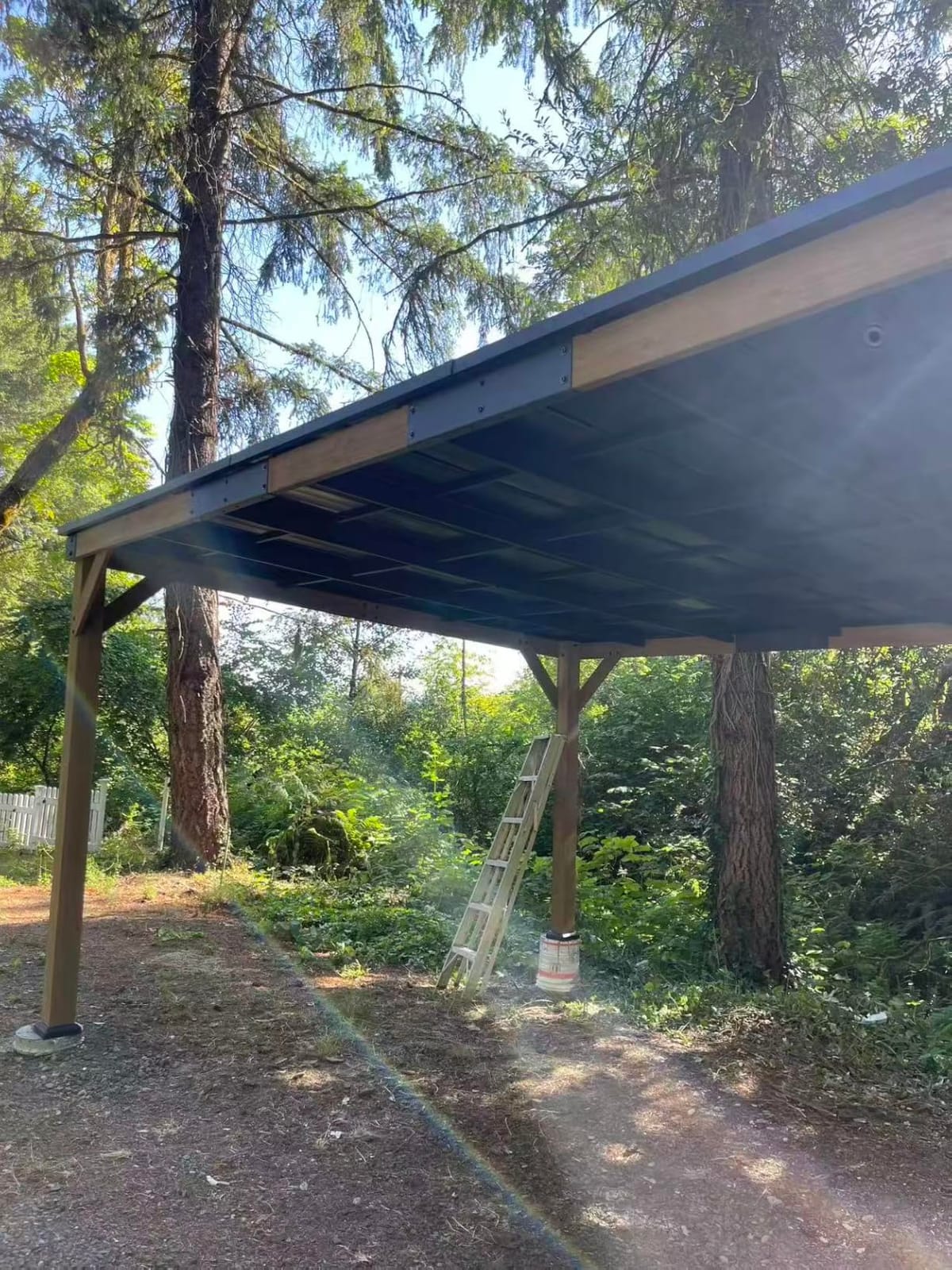 Modern Shade Wood Grill Gazebo 6x8 with USB Charging Power Strip & Shelves | Cedar Wood Gazebo with Galvanized Steel Roof and Paper Towel Holder, Bar Gazebo with Hooks, BBQ Gazebo for Outdoor Grill customer photo 1