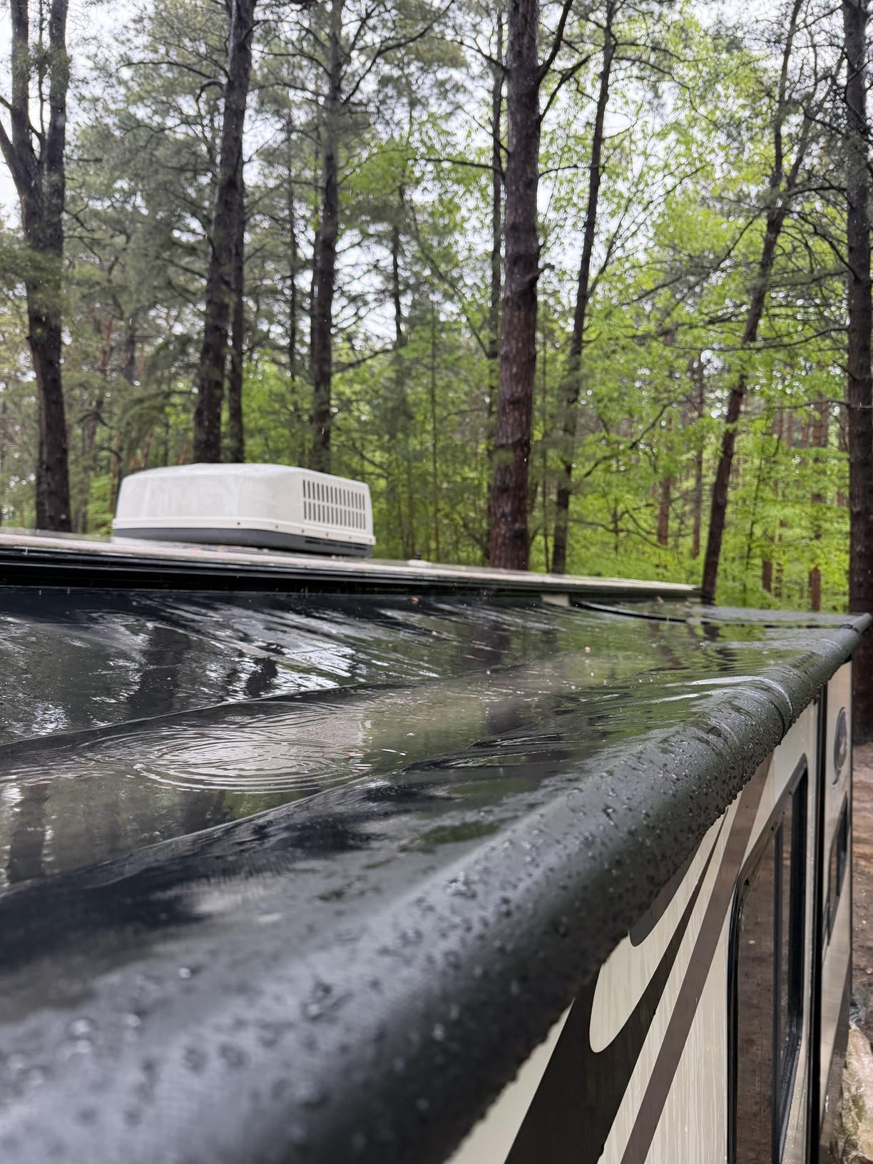 RV Slide Out Awning Kit - Modular Camper Slide Topper for 5th Wheels, Travel Trailers and Motorhomes - Black, 12'9'' (12'1'' Fabric) customer photo 1