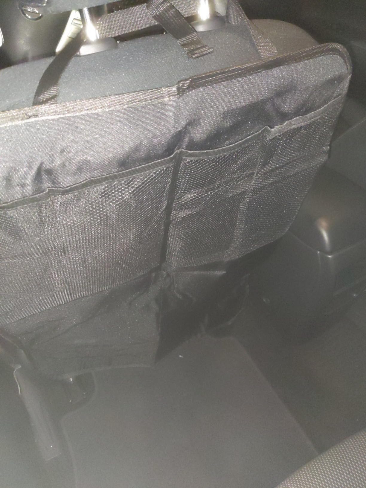 2 Pack Kick Mat Backseat Protector, Car Seat Back Protectors with 2 Pocket Storage Organizer customer photo 2