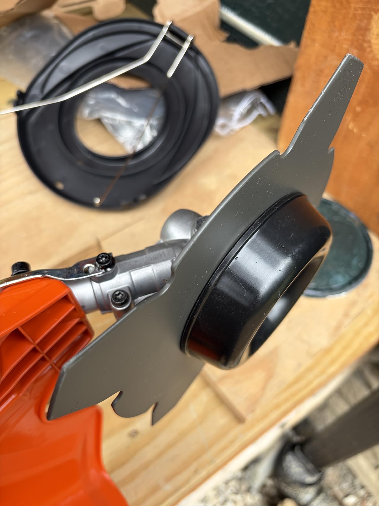 Husqvarna 525RX Brush Cutter with T35 Tap n Go Trimmer Head, Outdoor Tools | Professional straight shaft gas brush cutter, with 17-inch cutting width, 25.4-cc X-TORQ engine, Air Purge, lawn tools customer photo 2