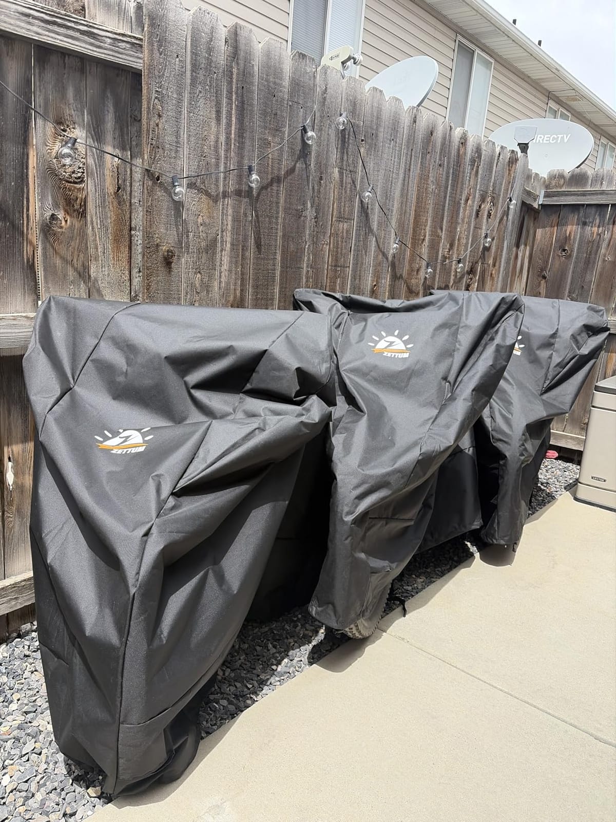 Zettum Bike Cover for 2 Bikes - 600D Bike Covers Outdoor Storage Waterproof & Heavy Duty, Bicycle Cover for 2 eBike, Mountain Bike, Road Bike, Hybrid Bike, Beach Cruiser Bike, Scooter and More customer photo 1