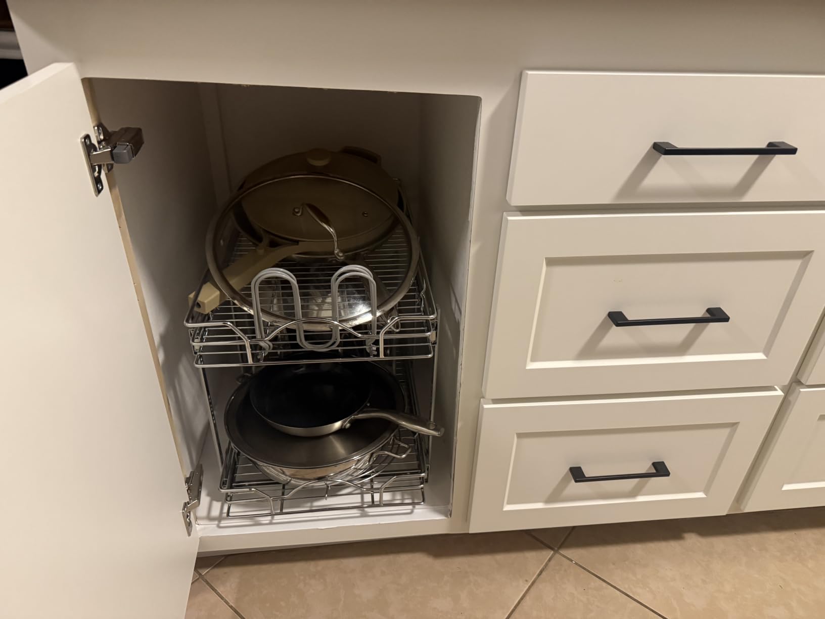OCG 2 Tier Pull Out Cabinet Organizer (14