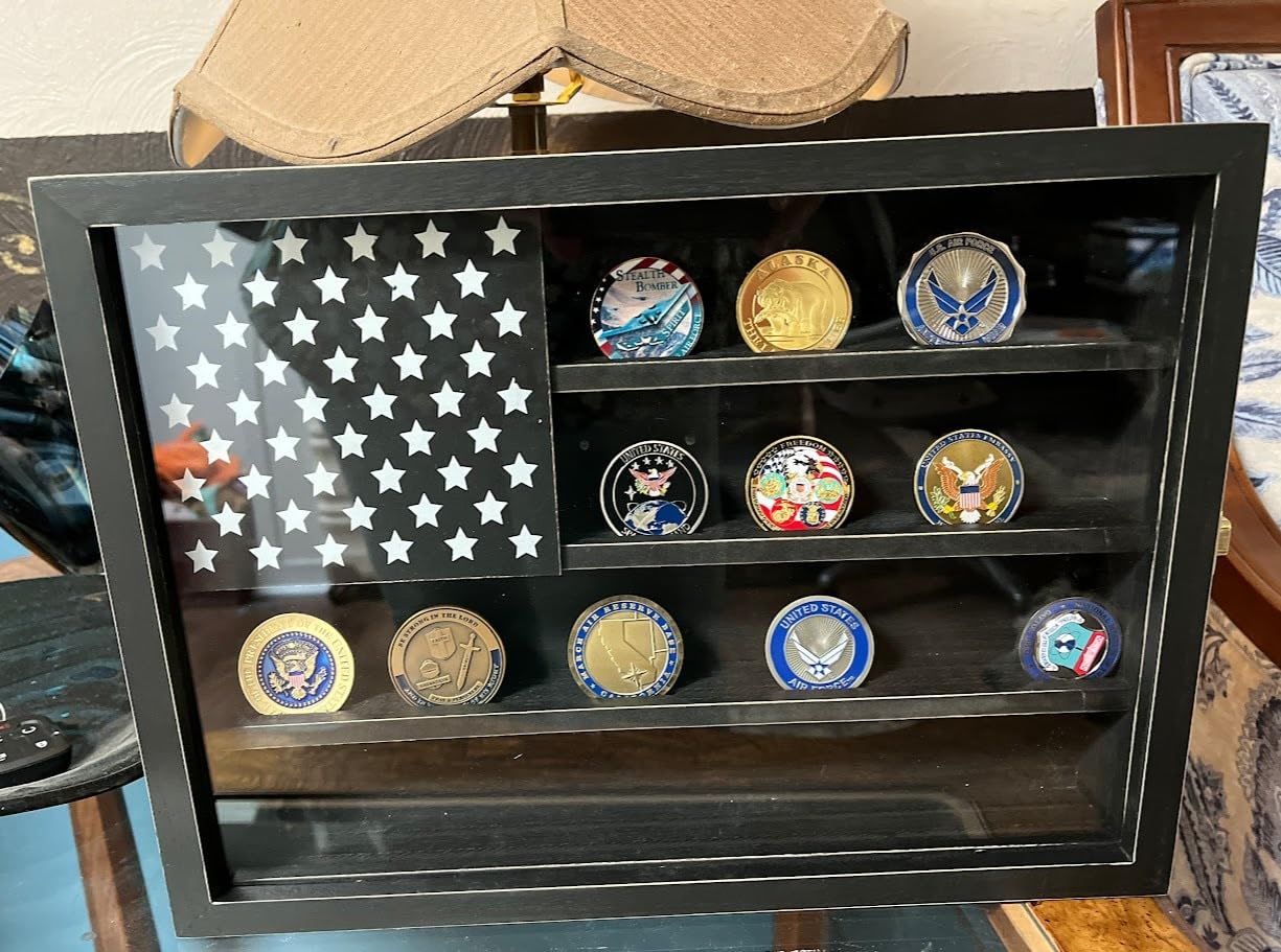 Baseball Graded Sport Card Display Case Large 40 Cards Display Frame | Wooden Wall Cabinet for Basketball Football Hockey Trading Cards Display Collectibles Souvenirs customer photo 2