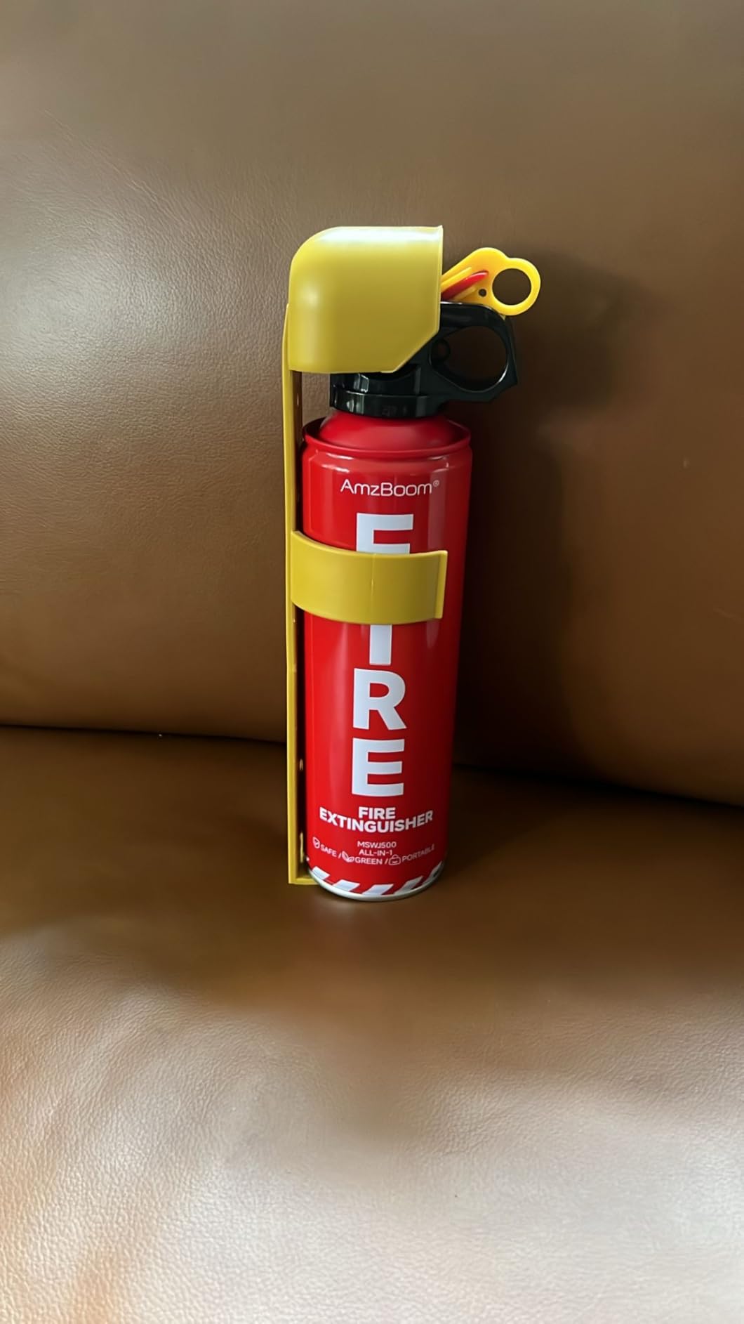 AmzBoom Fire Extinguisher for Home, Car, Kitchen, and Boat 3-Pack, Portable Extinguishing Aerosol Spray Compact A, B, C, K - Includes Mounting Brackets for Easy Access customer photo 2
