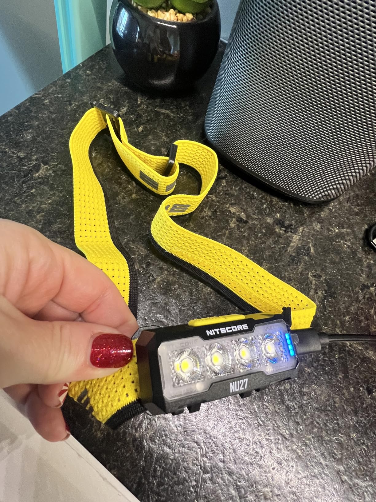 Nitecore NU27 600 Lumens Running Camping Headlamp, USB-C Rechargeable with Warm, Neutral and Cool White Lights, Red Light customer photo 1