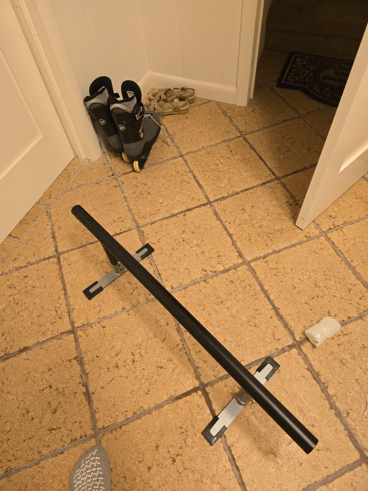 Madd Gear Rail Extension Kit for Flat Bar Skate Rail - Heavy Duty Durable Round Skateboard Pro Scooter or Inline Skate - Adjustable Height - (Black) customer photo 1