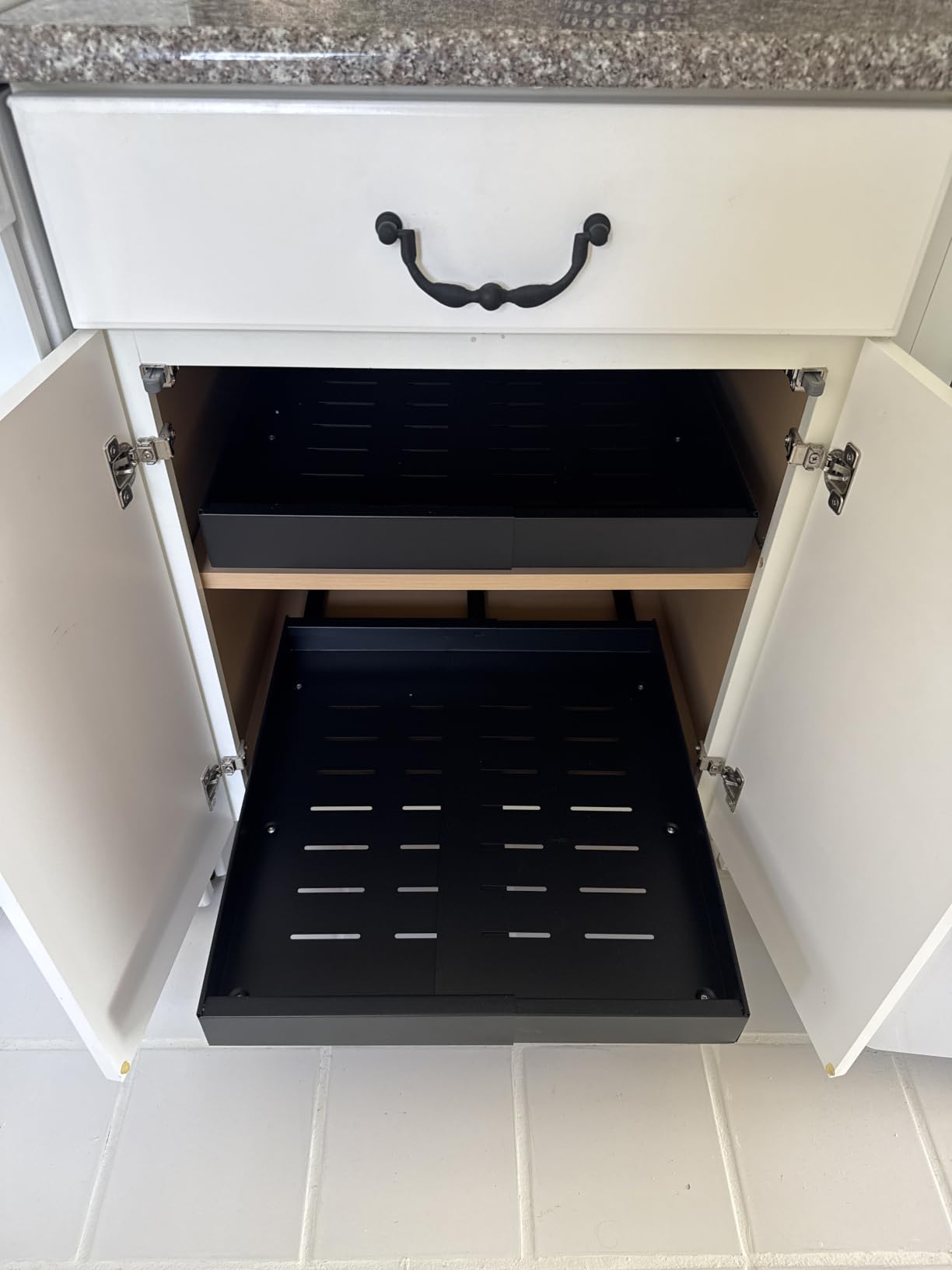 PAKETA 4 Pack Expandable Pull Out Cabinet Organizer, 21