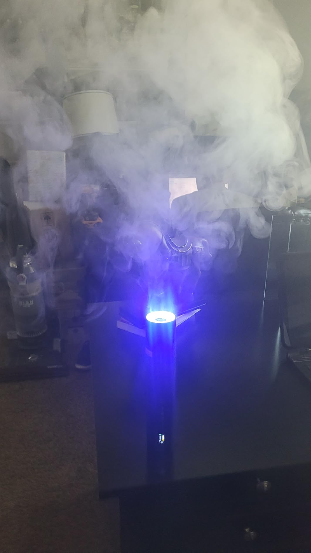 COLBOR CF5 40W Portable Fog Machine for Photography, RGB Light & Remote | Foldable Mini Handheld; 25 Fog Levels; 30min Runtime; Master Mode; Dry-Burn Protection; Magnetic Fan; Portraits & Cosplay customer photo 2