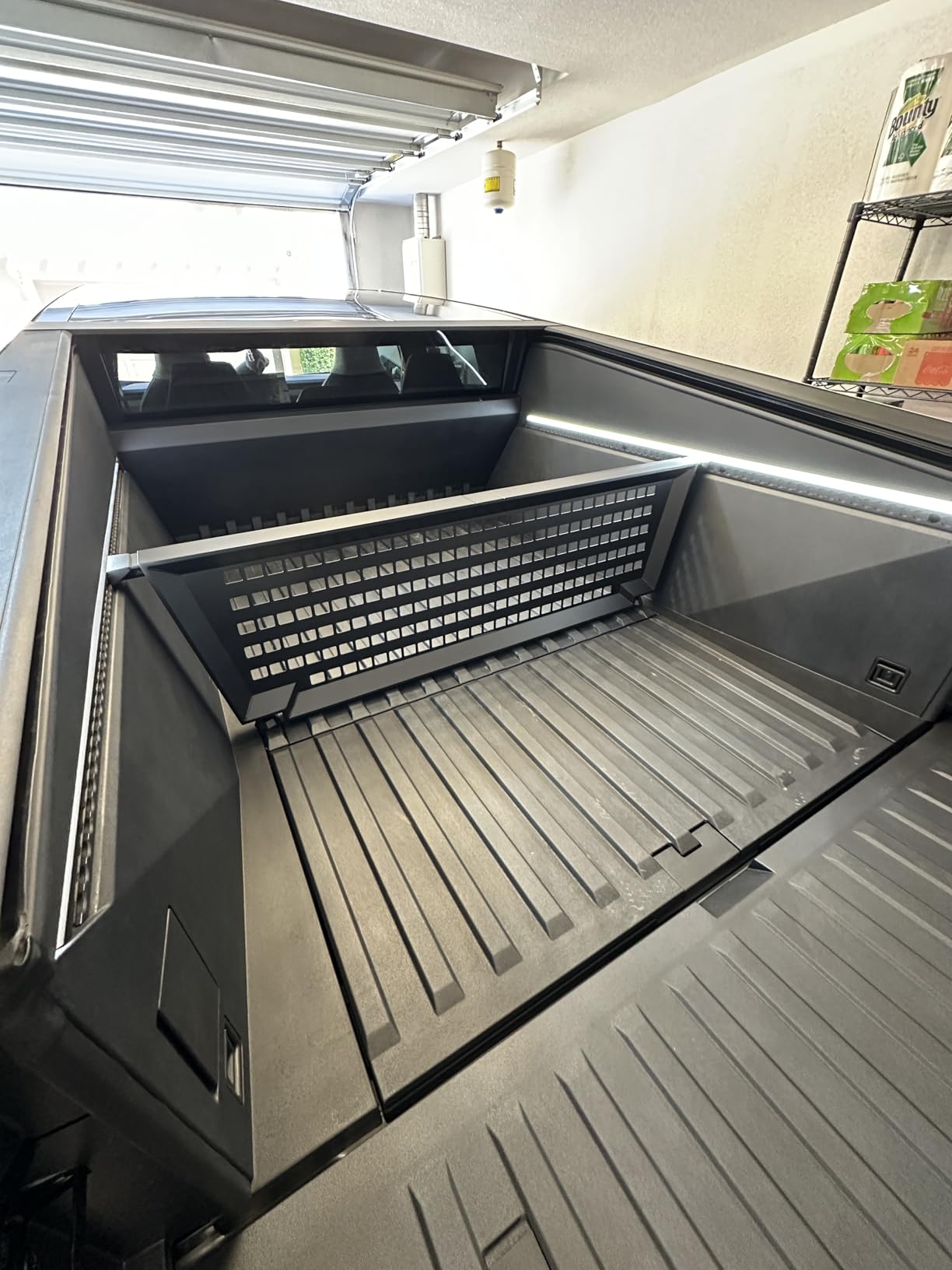 Truck Bed Divider for Tesla Cybetruck Accessories 2023-2026, Adjustable Cargo Dividers Aluminum Modular Storage Organizer Molle Panels for Camping, Off-Road (NOT for 2026 Dual Motor AWD) customer photo 1