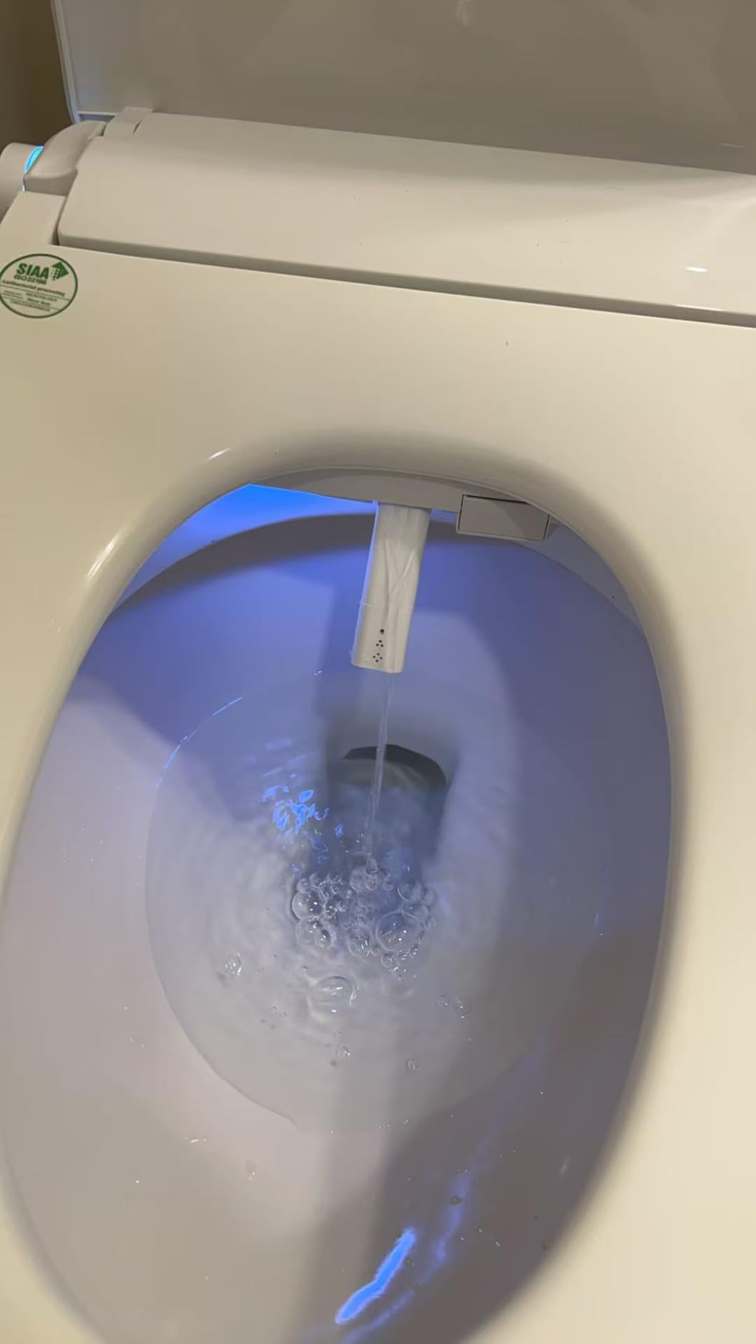 Heated Bidet Toilet Seat with Remote, Auto Open Lid, Elongated | Dryer, Four Cleaning Modes, Self-Cleaning Nozzle, Adjustable Angle & Pressure, Night Light, Eco, Silent Mode, Wider Seat customer photo 1