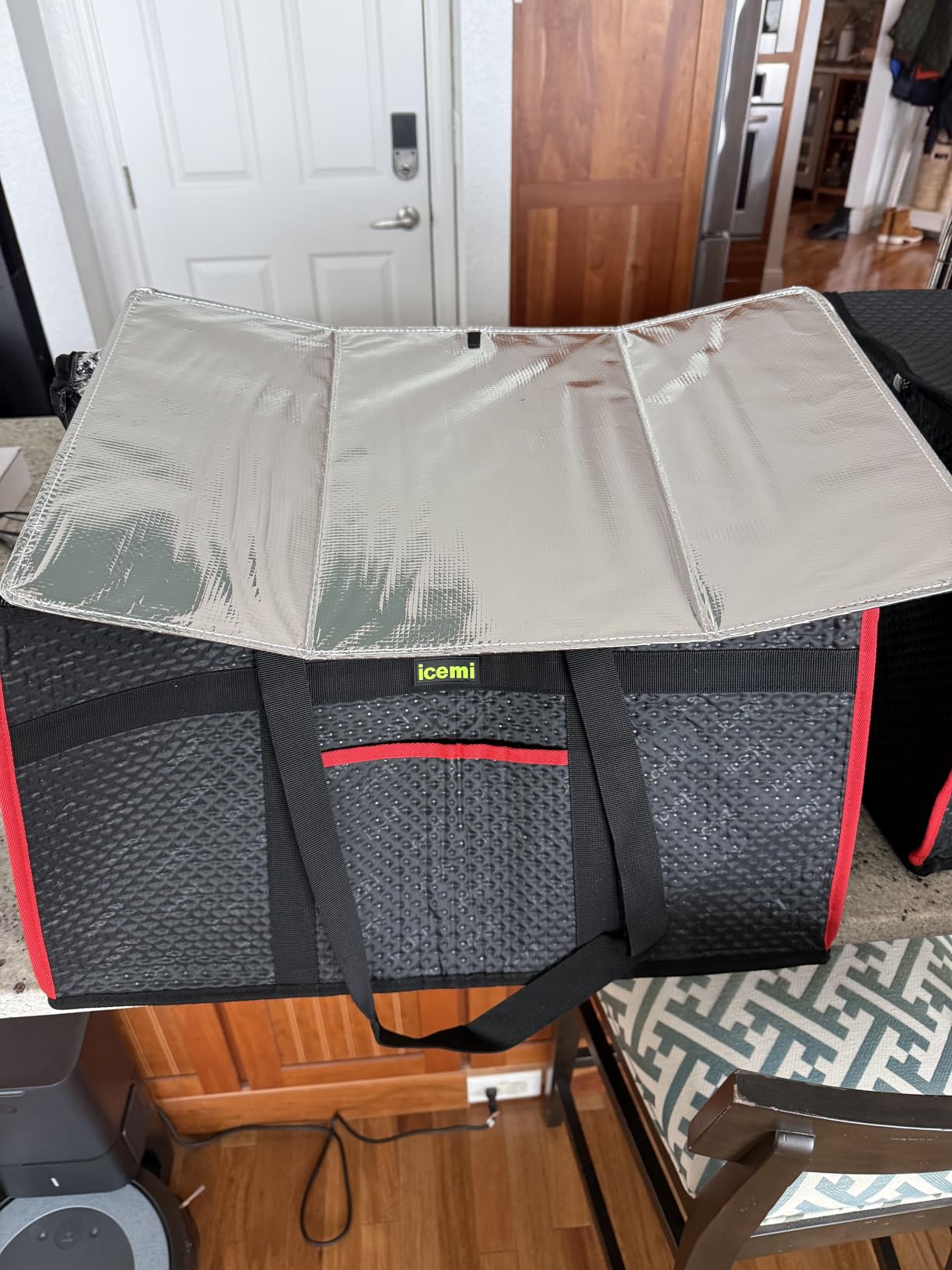 Insulated Reusable Grocery Bags, Premium Quality Cooler Bags insulated bag customer photo 2