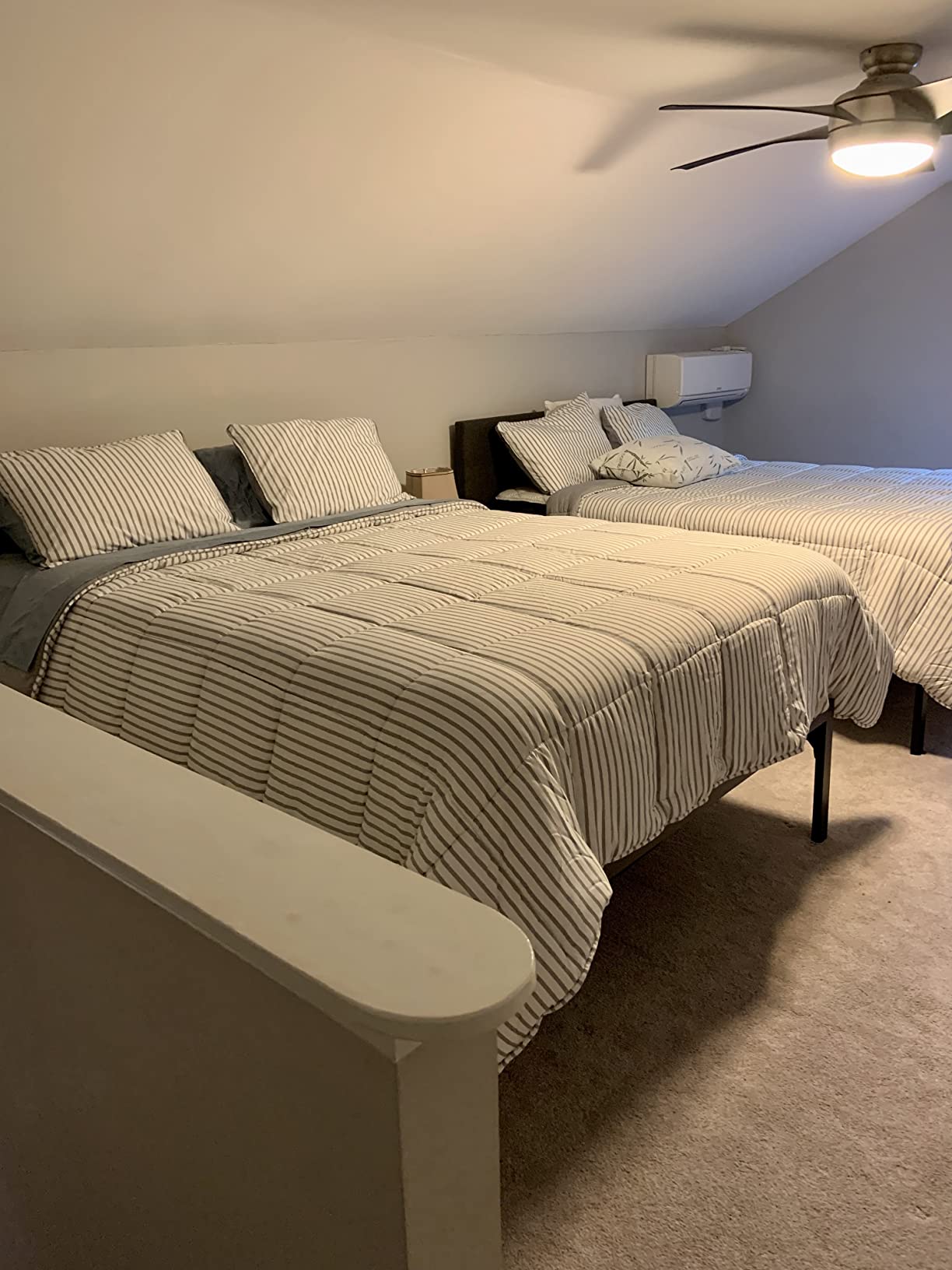 YITAHOME Daybed with Trundle, Adjustable Height | Twin Daybed with Pull Out Trundle, Sofa Bed Couch with Steel Slat Support for Living Room and Guest Room, Pure White customer photo 2