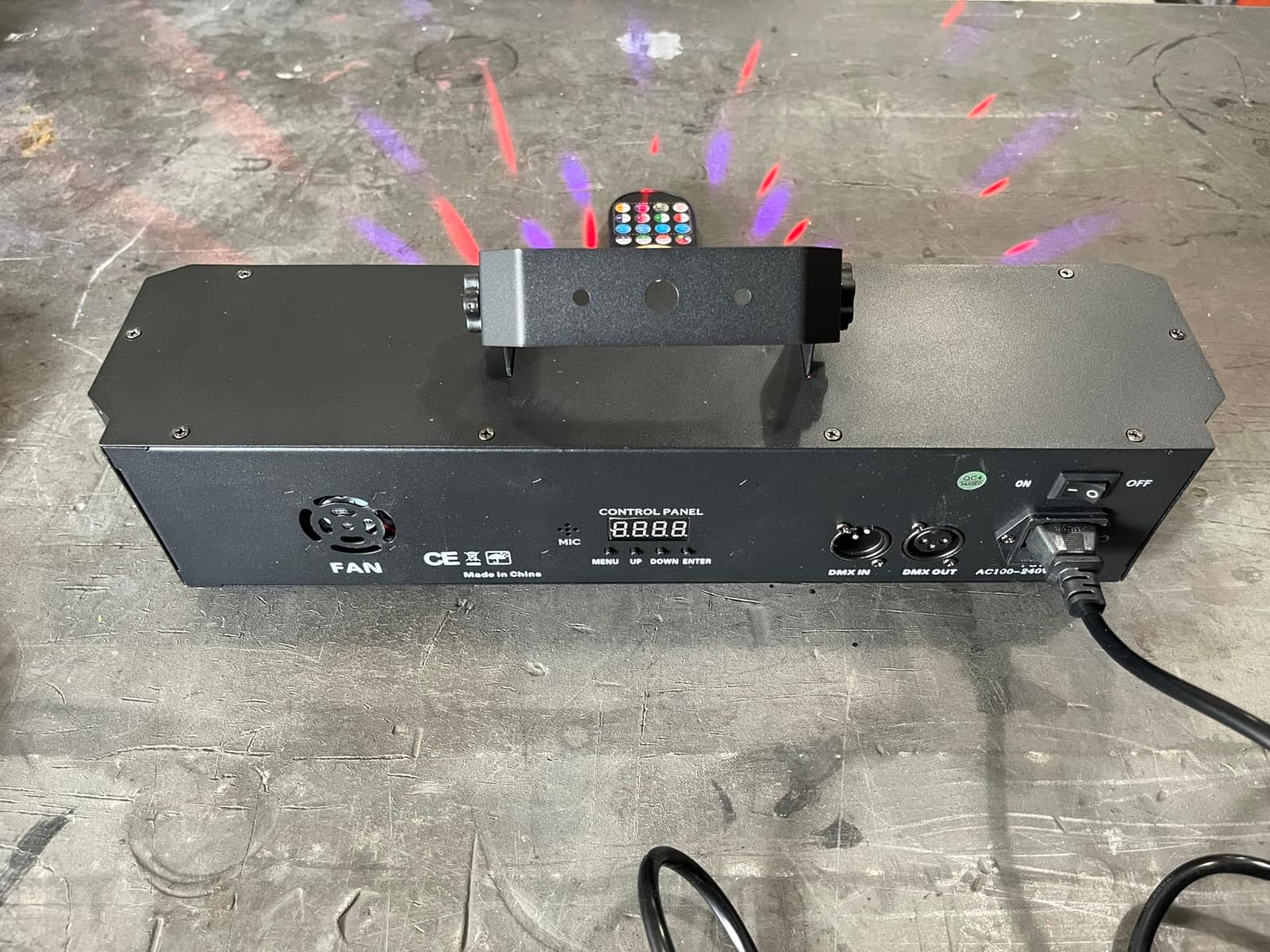 DJ Party Light with RGB Laser, UV Blacklight, Disco Ball & DMX512 | 6-in-1 Effects with Gold Strobe, Sound-Activated and Remote Modes; Ideal for 250-350 sq. ft. Karaoke and Party Rooms customer photo 2