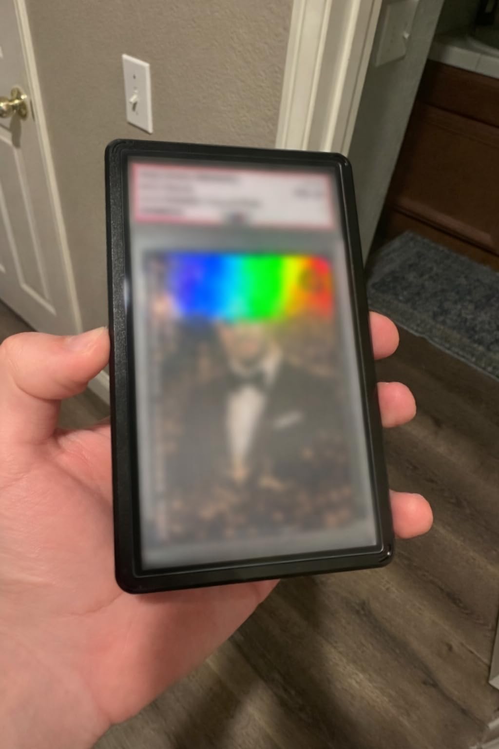 Slab Guard Fits PSA Slab, Magnetic Graded Card Case with UV Glass, Gold customer photo 1