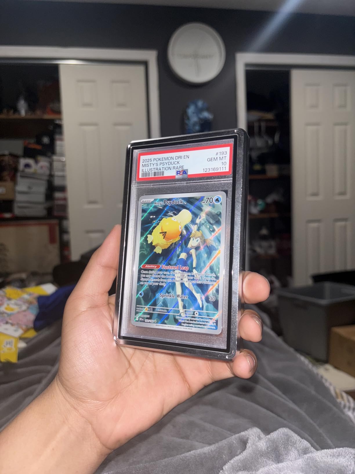 Slab Guard Fits PSA Slab, Magnetic Graded Card Case with UV Glass, Gold customer photo 2