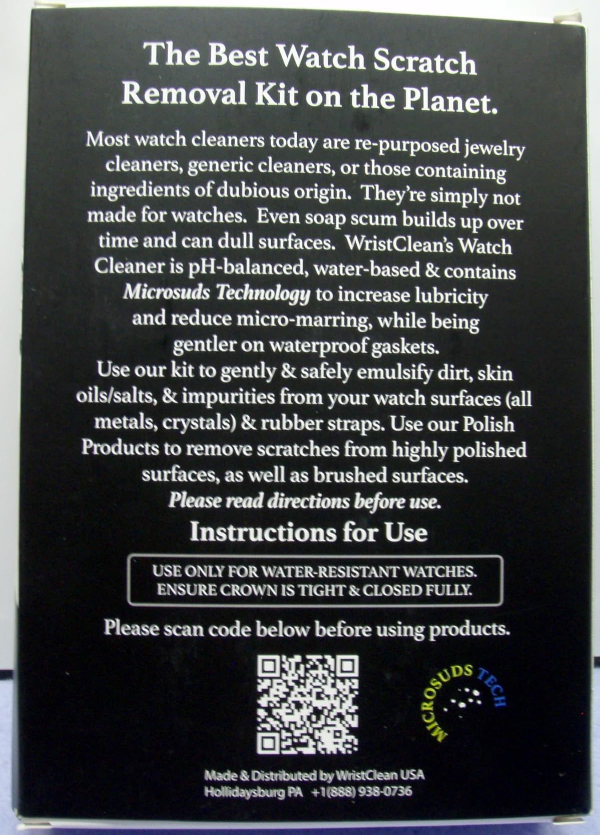 Premier Watch Cleaning Kit & Watch Polishing Kit | Cleaner, Polish, Rubber & Leather Strap Care, Microfiber Cloths, Brushes | Premium Timepiece Cleaning Tools | USA Made (9 Piece) customer photo 1
