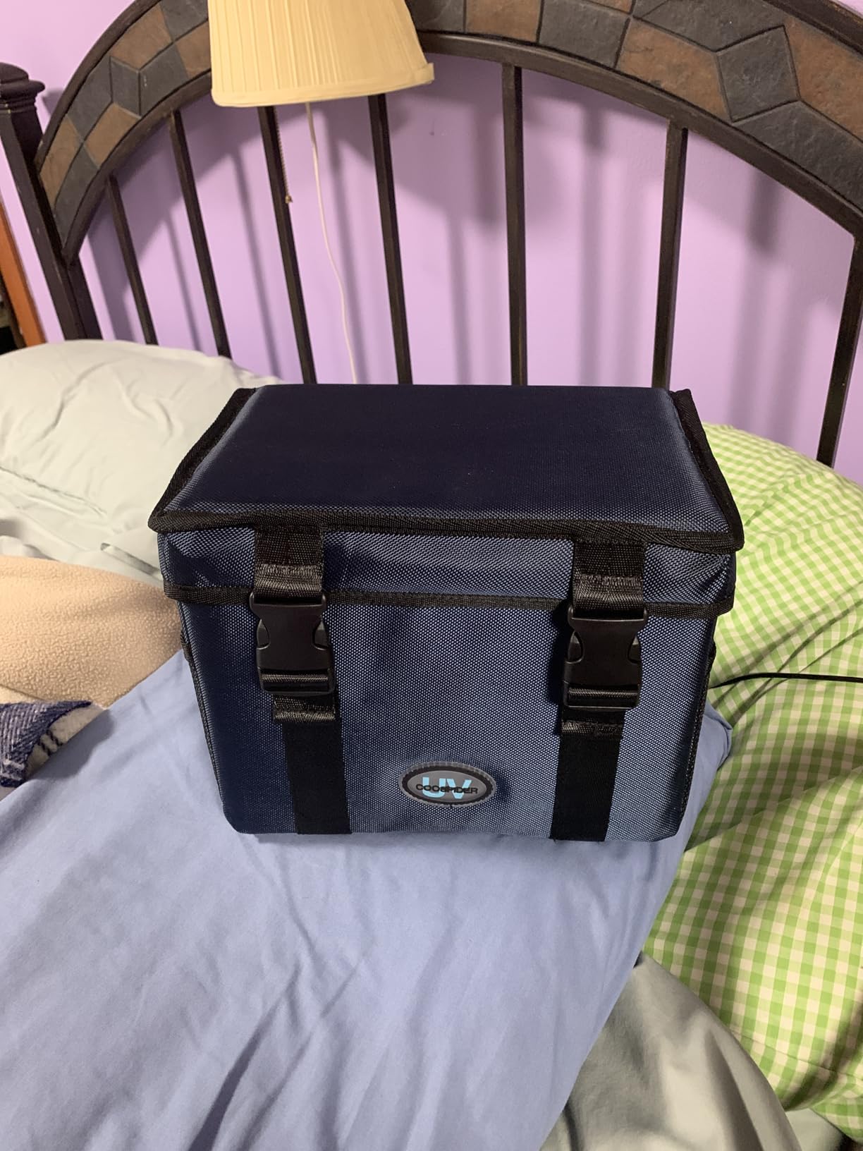 UV Sanitizer Box, 12L Ozone Portable Sanitizing and Cleaning Machine with 3-Level Timer, Foldable UV Cleaner Box customer photo 1
