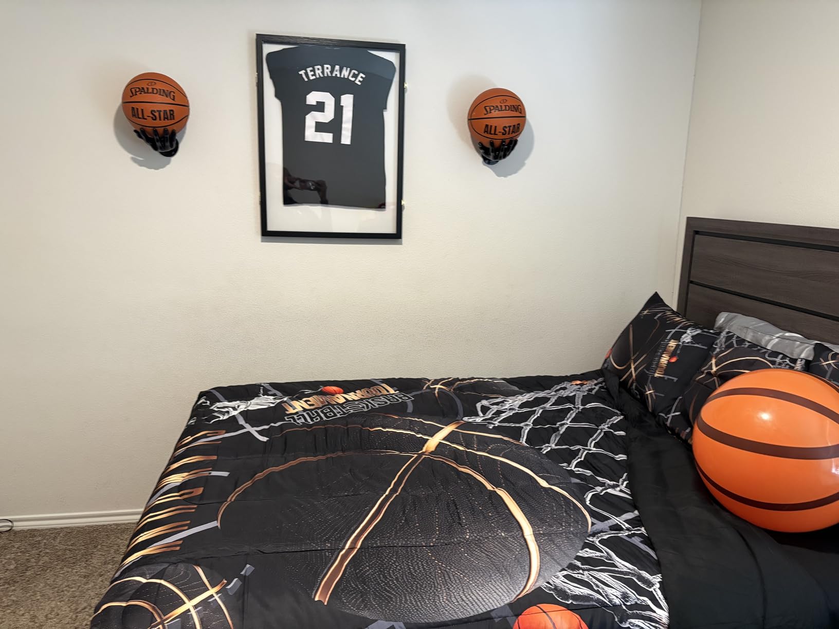 Jersey Frame Display Case - Shadow Box with 98% UV Protection Acrylic and Hanger for Baseball Basketball Football Hockey Sport Shirt (1 Pcs) customer photo 1