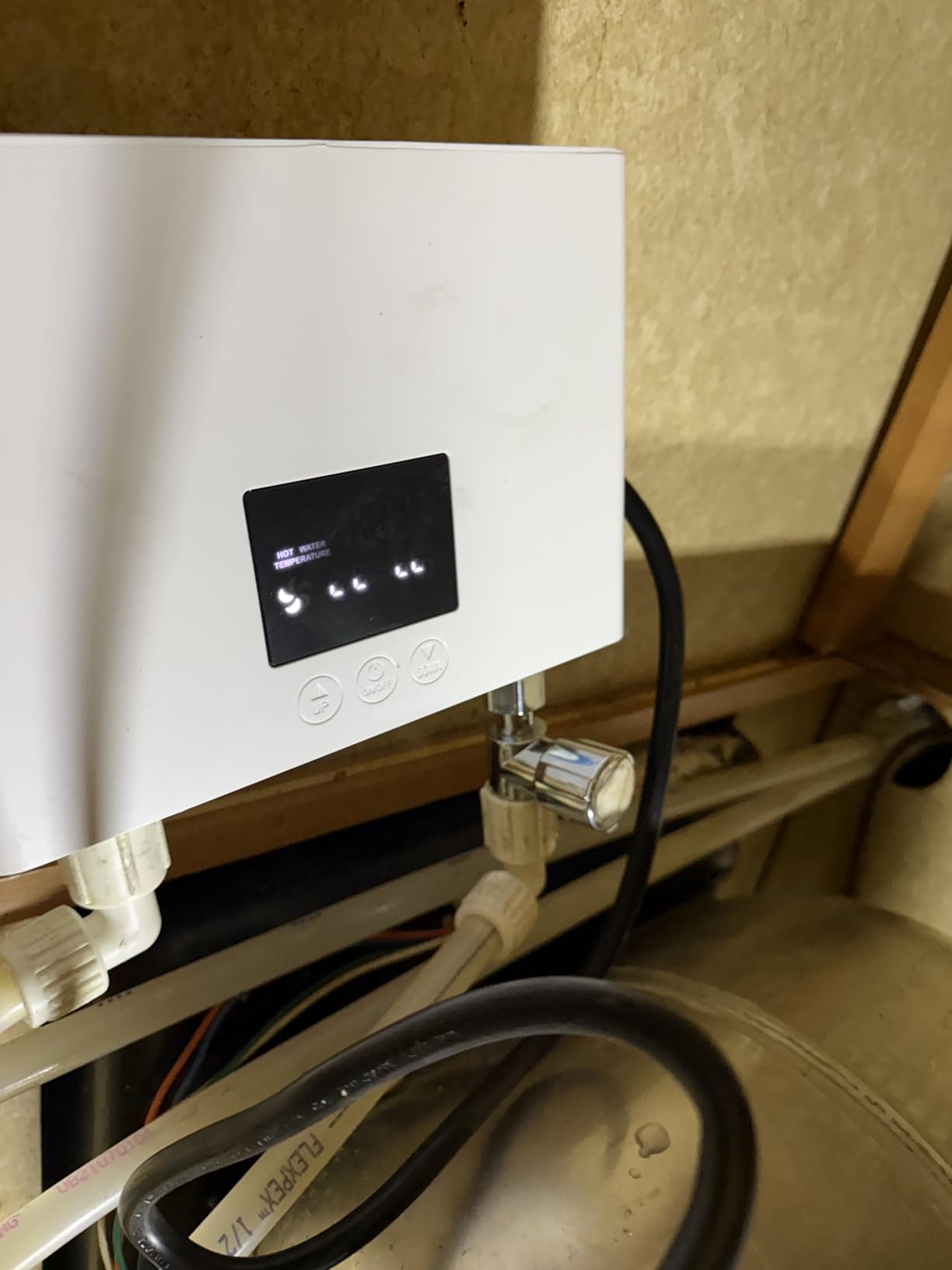 Electric Tankless Water Heater Instant On-Demand Hot Water System with Digital Display and Remote Control customer photo 1