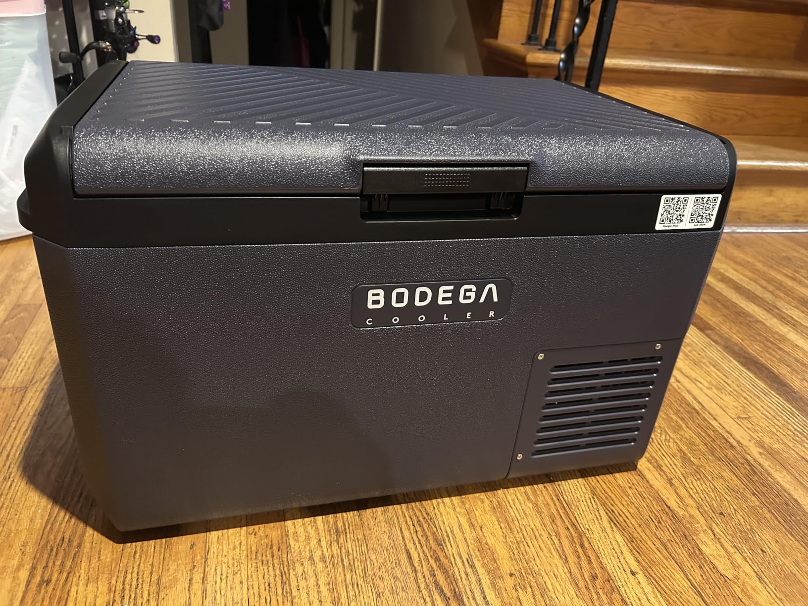 BODEGACOOLER 12 Volt Refrigerator, 100QT(95L) IPX4 Waterproof Electric Cooler, Car Fridge Dual Zone APP Control with 12/24V DC 110-240V AC, -4℉~68℉, Portable Freezer for Camping, Travel, RV, Road Trips customer photo 1