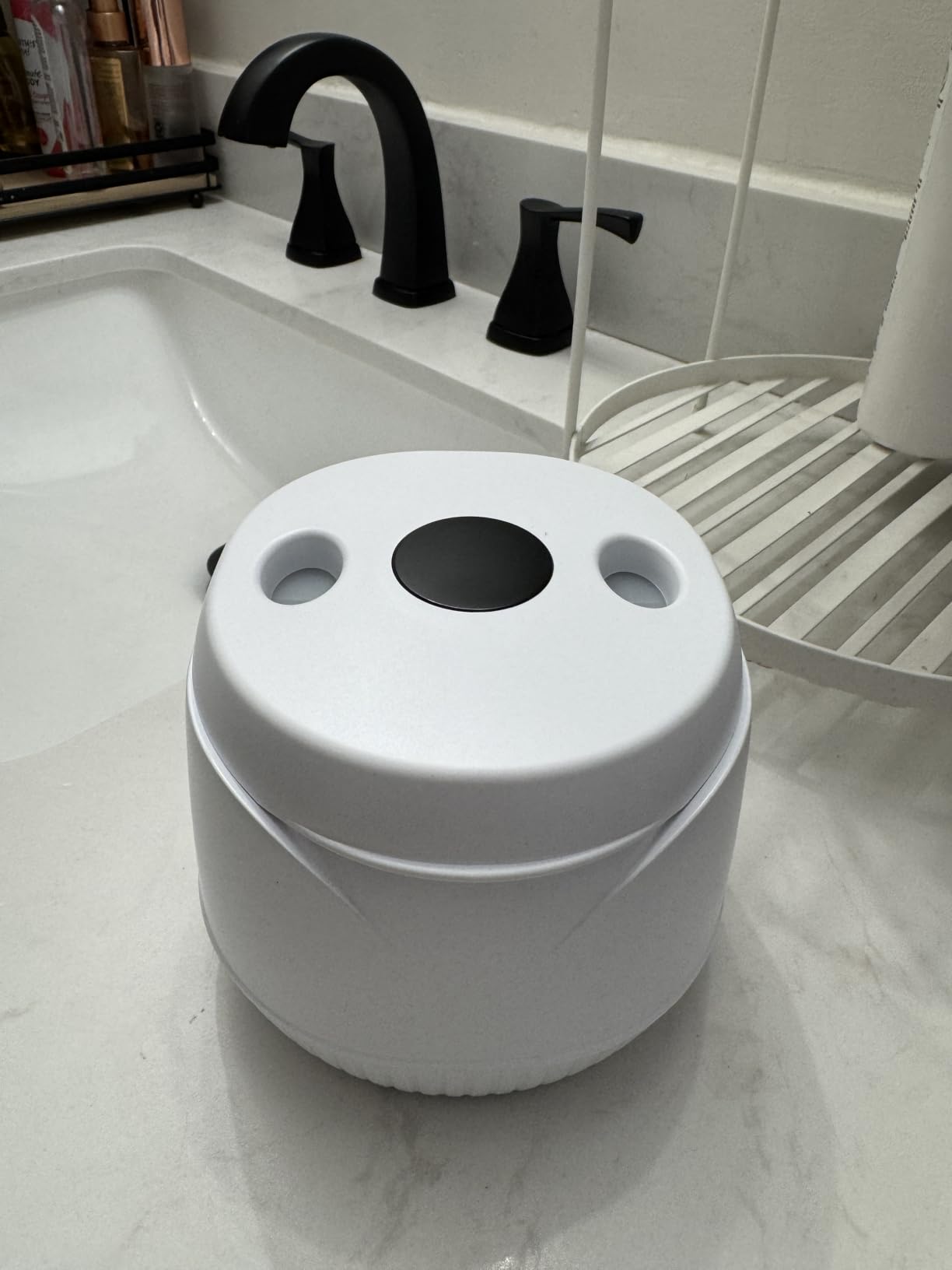 Dental Ultrasonic Retainer Cleaner Machine: 45kHz Dental Cleaning Pod with Digital Timer & 200ML, Deep Cleaning for Dentures, Mouth Guards, Aligners, Night Guards, Braces, Toothbrush Heads & Jewelry customer photo 1