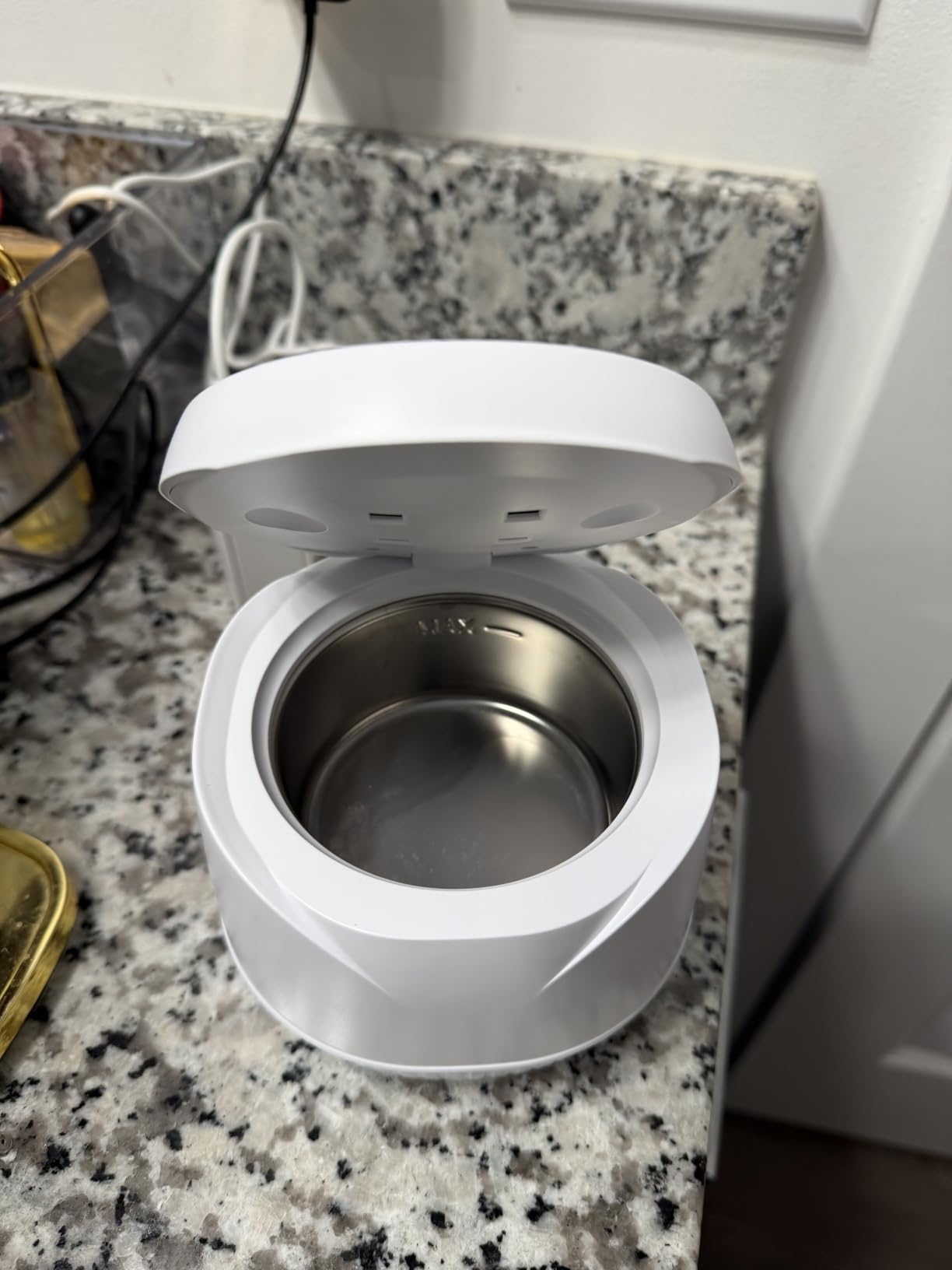 Dental Ultrasonic Retainer Cleaner Machine: 45kHz Dental Cleaning Pod with Digital Timer & 200ML, Deep Cleaning for Dentures, Mouth Guards, Aligners, Night Guards, Braces, Toothbrush Heads & Jewelry customer photo 2