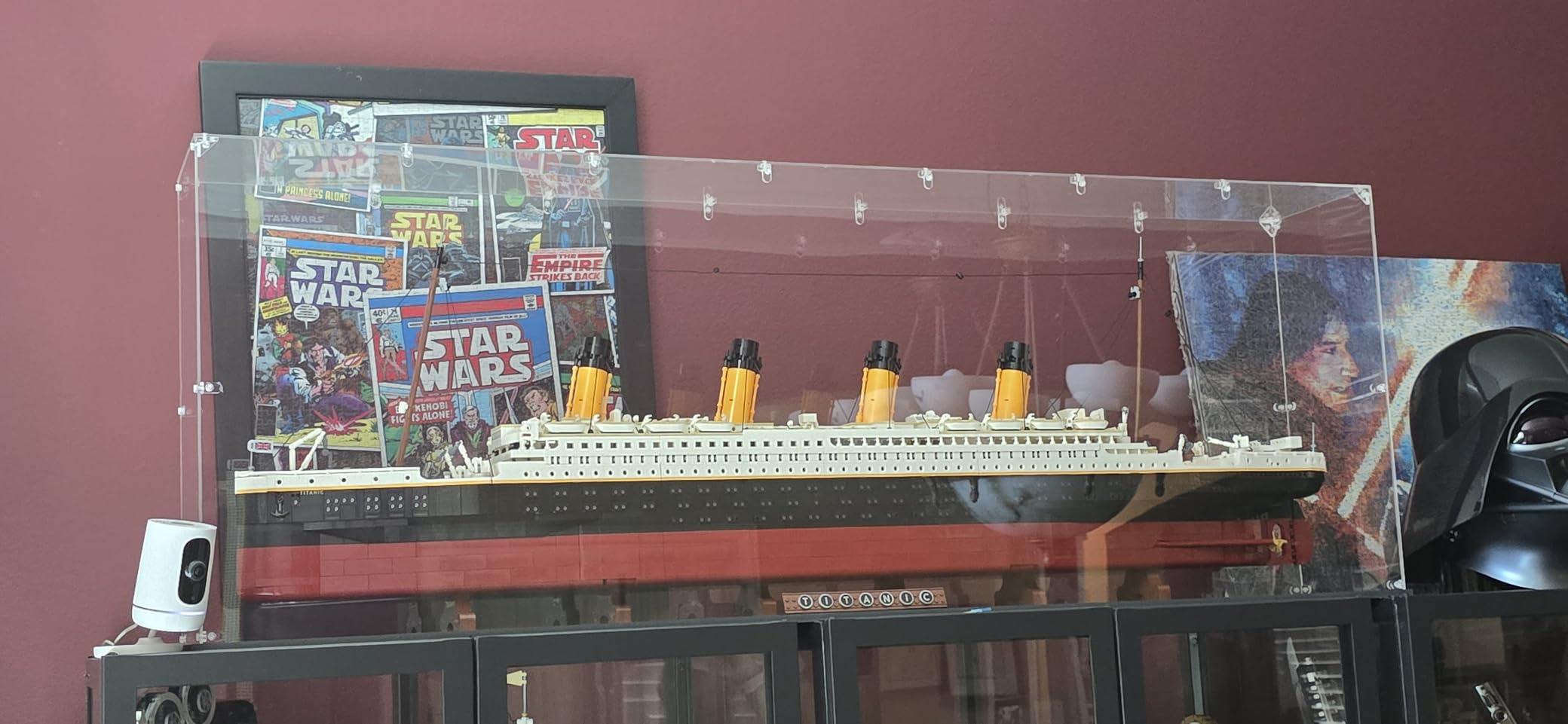 Display Case for Lego 10335 The Endurance, 33.46x11.81x19.68inches (85x30x50cm), Protect Your Collectibles from Dust with a Clear Showcase customer photo 1