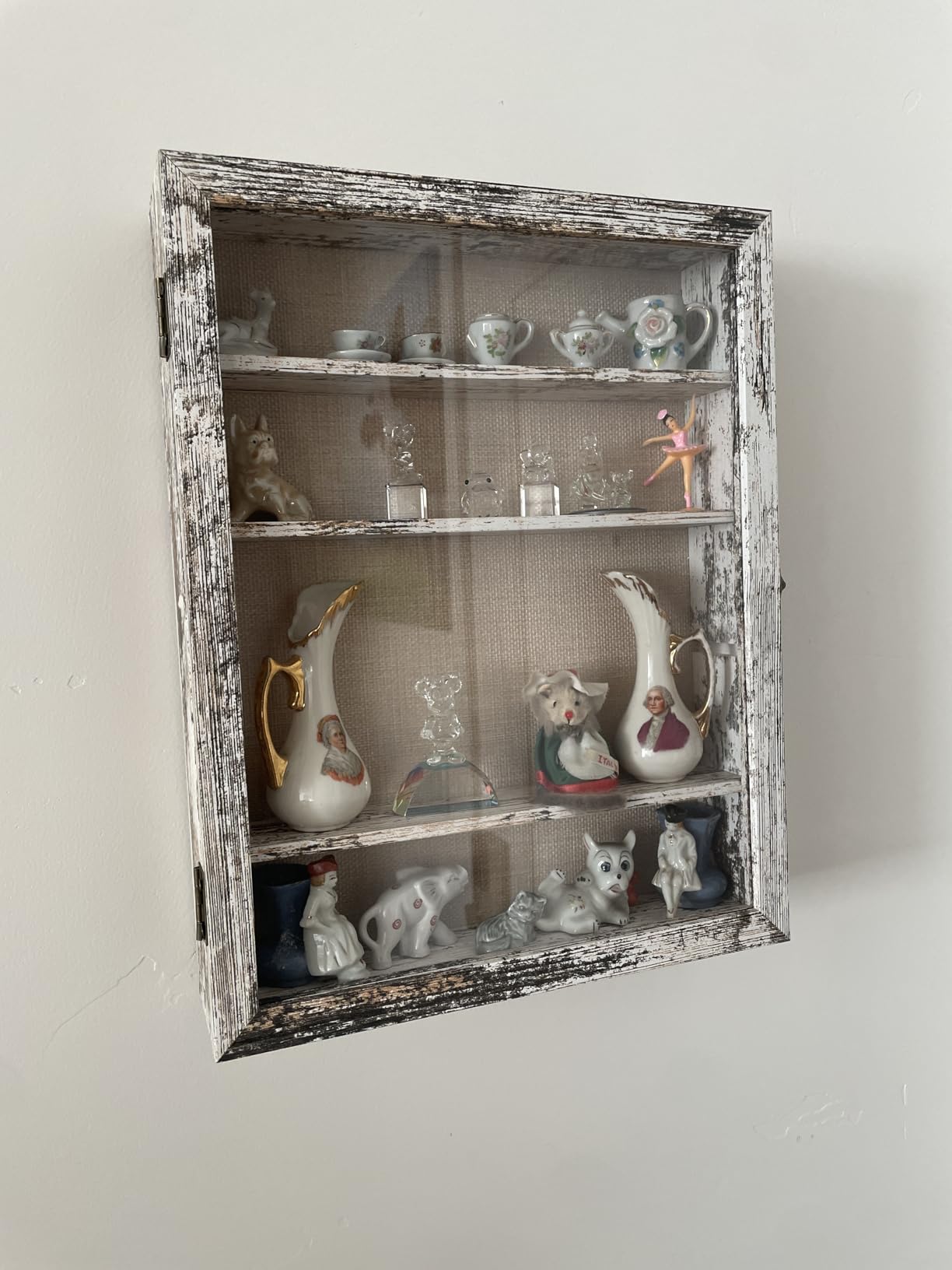 18*24 Large Black Shadow Box Frame with Removable Shelves - Shadow Boxes Display Cases for Small Collectables, Deep Memory Box Display Case Trinket Shelf for Collection, Coins, Miniatures Figures customer photo 1
