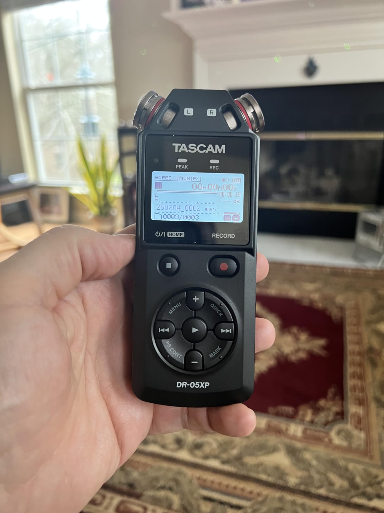 TASCAM DR-05XP 32-Bit Float Portable Handheld Field Recorder and USB-C Audio Interface - Digital Stereo Recording of Music, Sound, Voice, Audio for Video and Podcasting customer photo 1