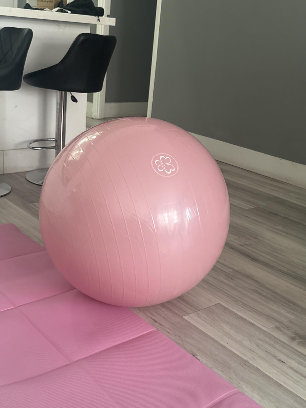 Baby Bump Birthing Ball for Pregnancy & Labor | Maternity, Yoga, Pilates & Exercise Ball | Anti-Burst, Non-Slip Design customer photo 2