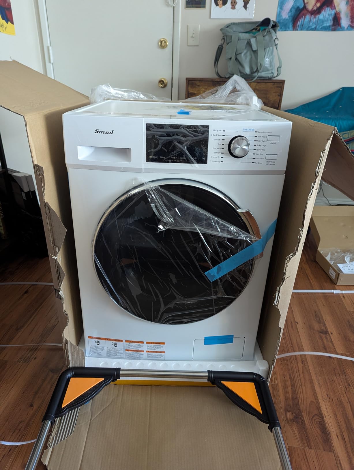 Washer and Dryer Combo, 120V All In One Ventless Compact 2.7 Cu.ft 24 Inch Large Capacity customer photo 2