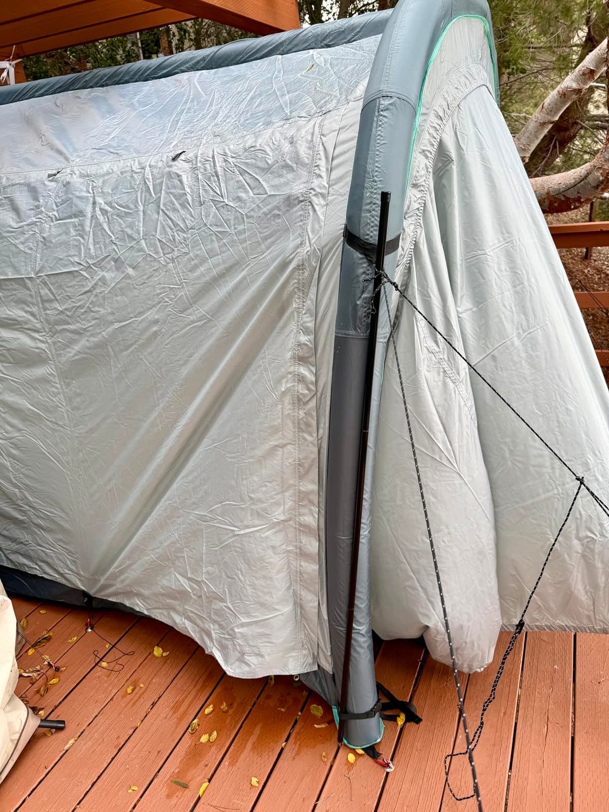 Inflatable SUV Tent for Camping, Large Quick Setup Blow Up Tents, 6-Person Tent with Detachable Car Attachment, Tents with Storage Bag & Projection Screen, Waterproof customer photo 2