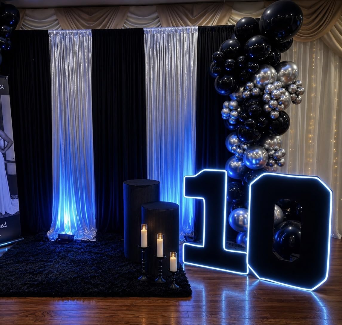 LED Stage Lights 4Pack - Czgor 36W RGB DJ Par Lights with Sound Activated Auto Play by Remote & DMX Control Uplights for Events Wedding Party Club Christmas Party Lighting customer photo 1