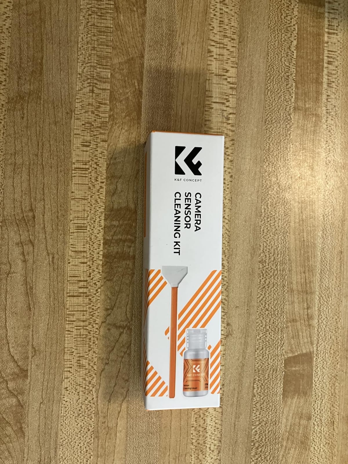 K&F Concept 24mm Full Frame Sensor Cleaning Kits, with 20ml Sensor Cleaner | Sensor SwabsX6, Vacuum Sealed, Gentle Cleaner, Multi-Device Use, Precision Cleaning, for Nikon Sony Canon Camera Clean, MA01 customer photo 2