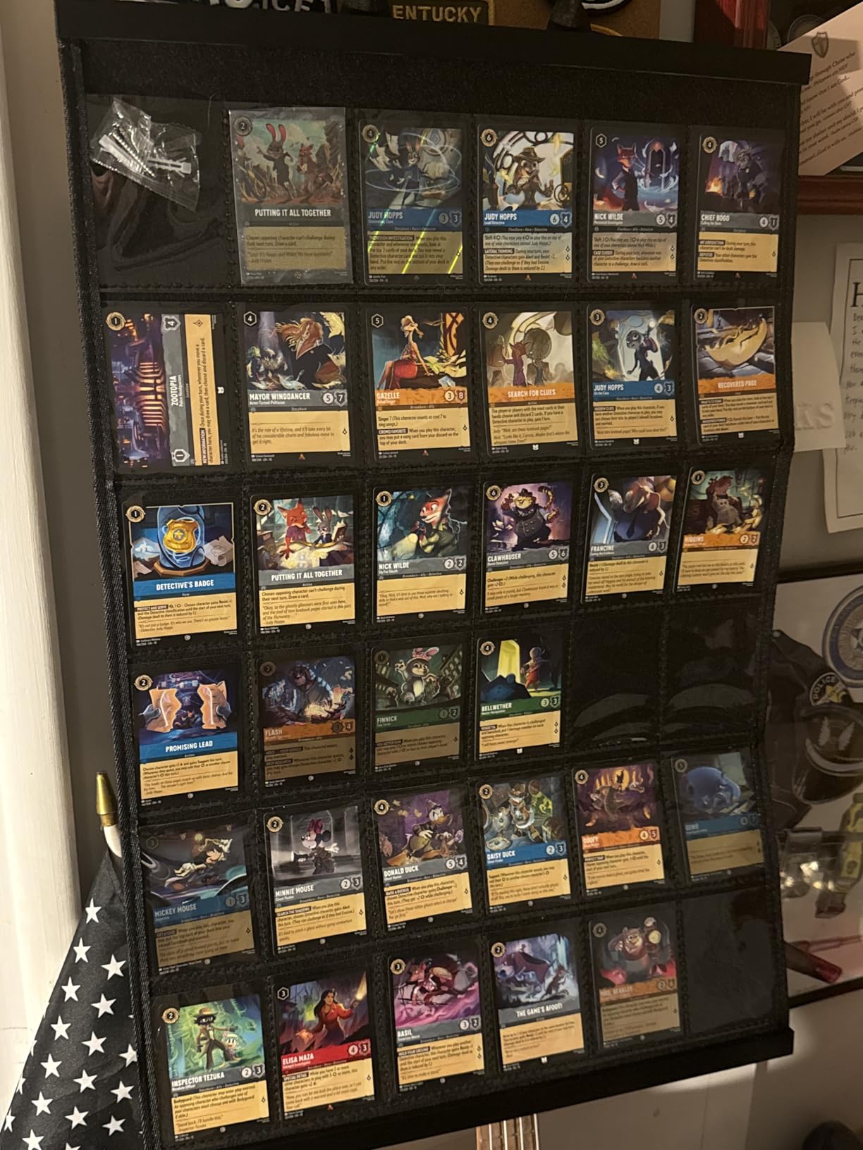 36 Cards Display Case - 35PT Graded Sports Card Frame - with PVC Protection & Clear View for Baseball Football Basketball Trading Card Wall Display, Black customer photo 2