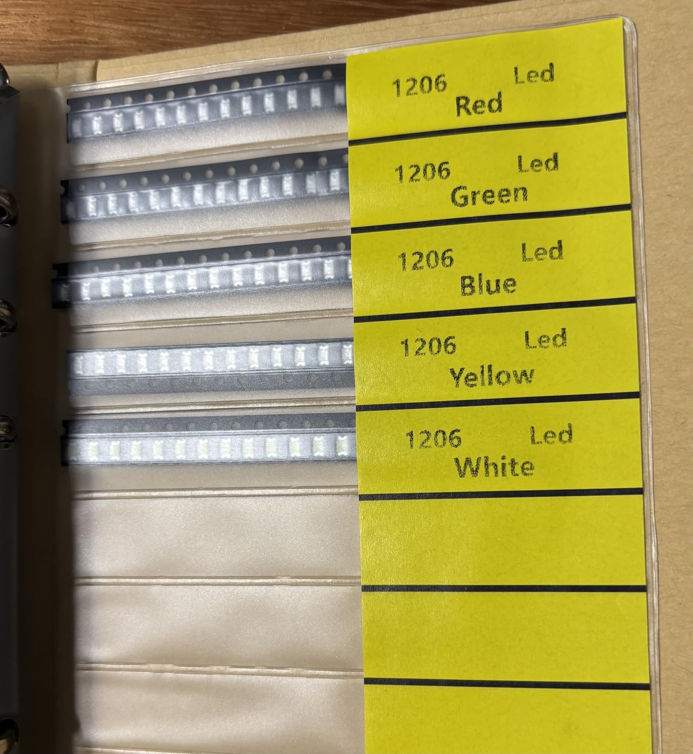 5600PCS 1206 SMD Resistor Kit from 0Ω to 10MΩ 1%, SMT Electronics Component Assortment Book with Resistors, Capacitors, Diodes, Transistors, IC, Inductors, LEDs Sample Books for DIY and Repair customer photo 2