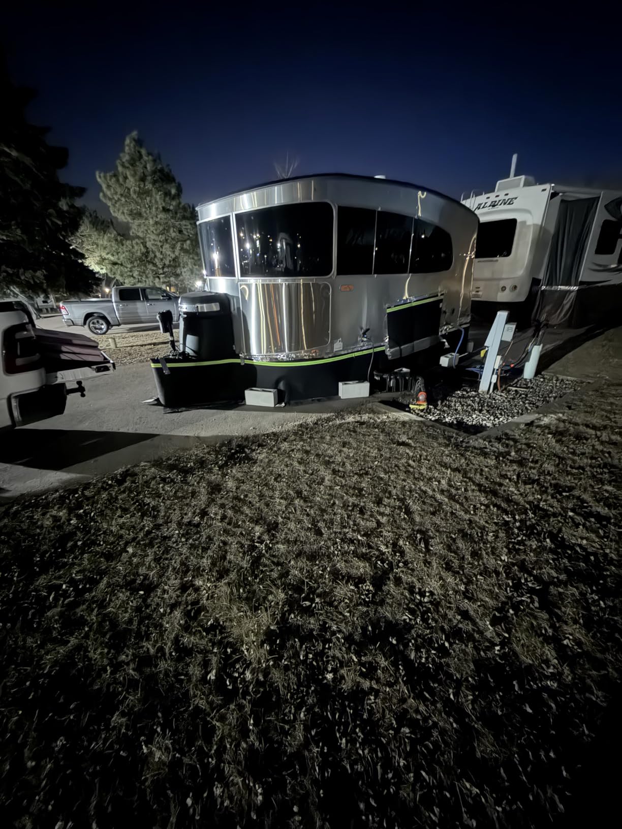 RV Skirting for Winter, Camper Skirt Insulated Windproof, 65.6x2.6Ft | Iron Mesh Bottom, Lock Cable, Multi Sizes, Fits Travel Trailer, 5th Wheel & Class A/B/C RV, Black Windproof Insulated Skirt customer photo 1