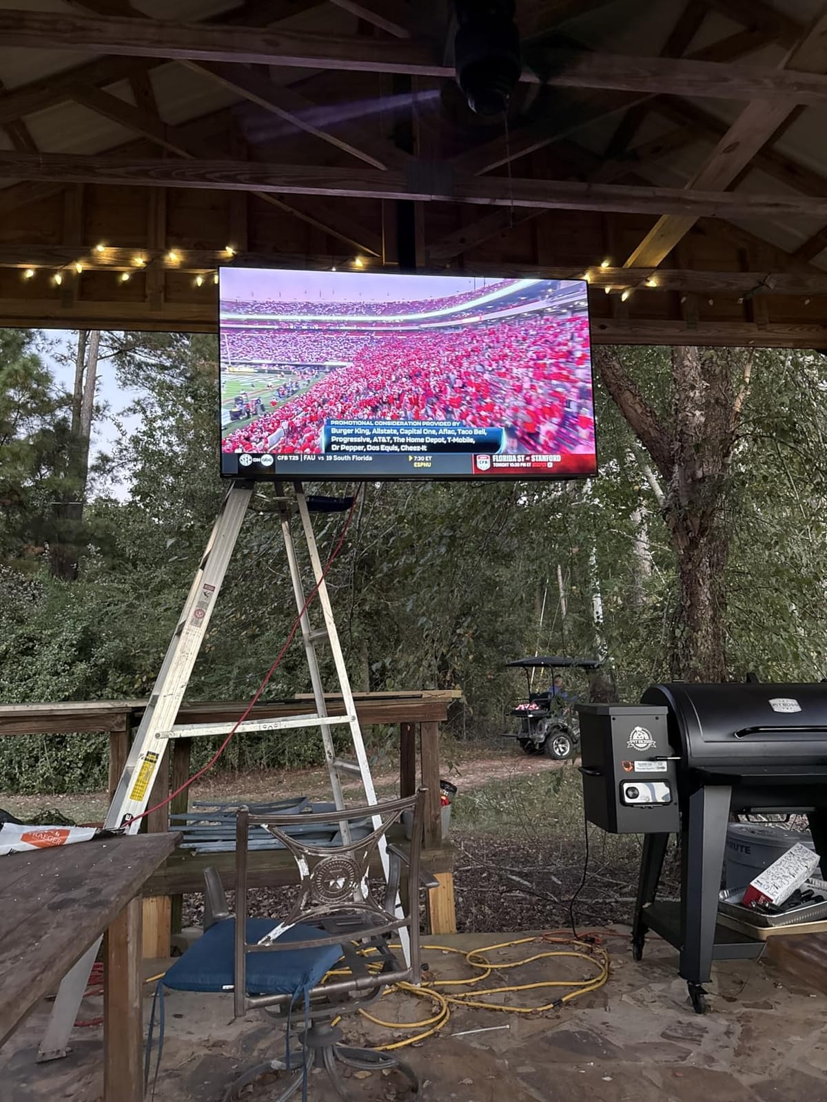 ynVISION.DESIGN Motorized TV Lift & Ceiling Drop Down Mount for 43-88 Inch TVs - 47in Travel Distance - RF Remote & WiFi Voice Control - Floor/Ceiling Installation - Max VESA 600x400, 132 lb Limit customer photo 1