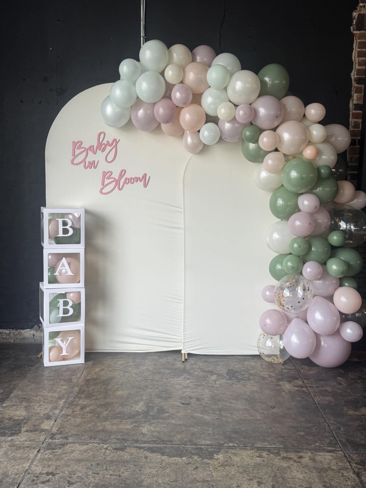 Wedding Arch Backdrop Stand and Cover Set of 2,Arch and White Cover | 7.2FT,6FT Gold Metal Arch Stand with Arch Cover White for Birthday Party Wedding Ceremony Bridal Baby Shower Event Decor customer photo 2