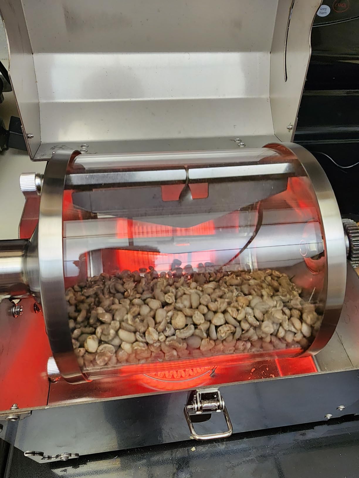 Fatamorgana 450g direct fired heating nut roaster barista coffee roaster machine home Roasting Machine electric coffee bean roaster grain dryer 110V Stainless steel shell sturdy and durable customer photo 1